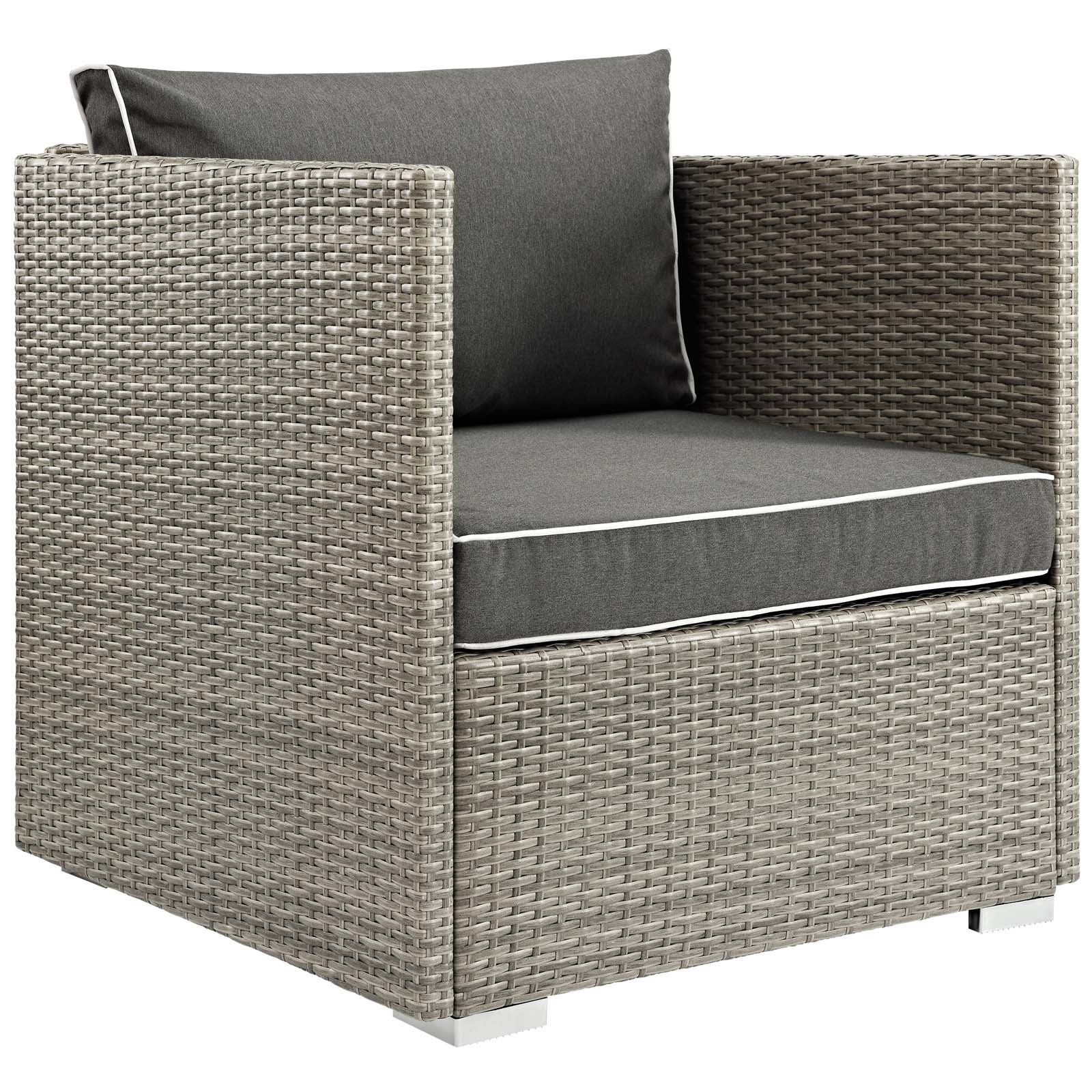 Repose 6 Piece Outdoor Patio Sectional Set By Modway - EEI-3014 - Image 9