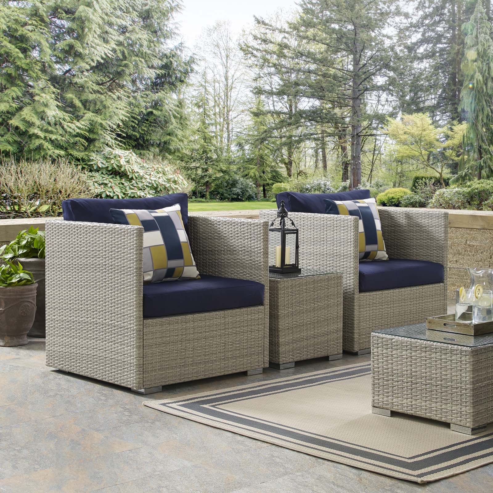 Repose Sunbrella® Fabric Outdoor Patio Armchair By Modway - EEI-2961 - Image 5