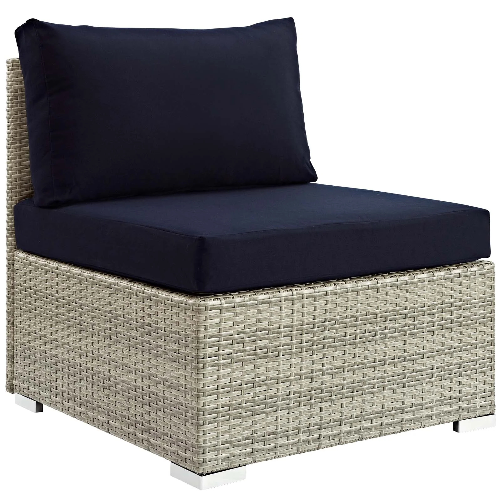 Repose Sunbrella® Fabric Outdoor Patio Armless Chair By Modway - EEI-2959 - Image 2