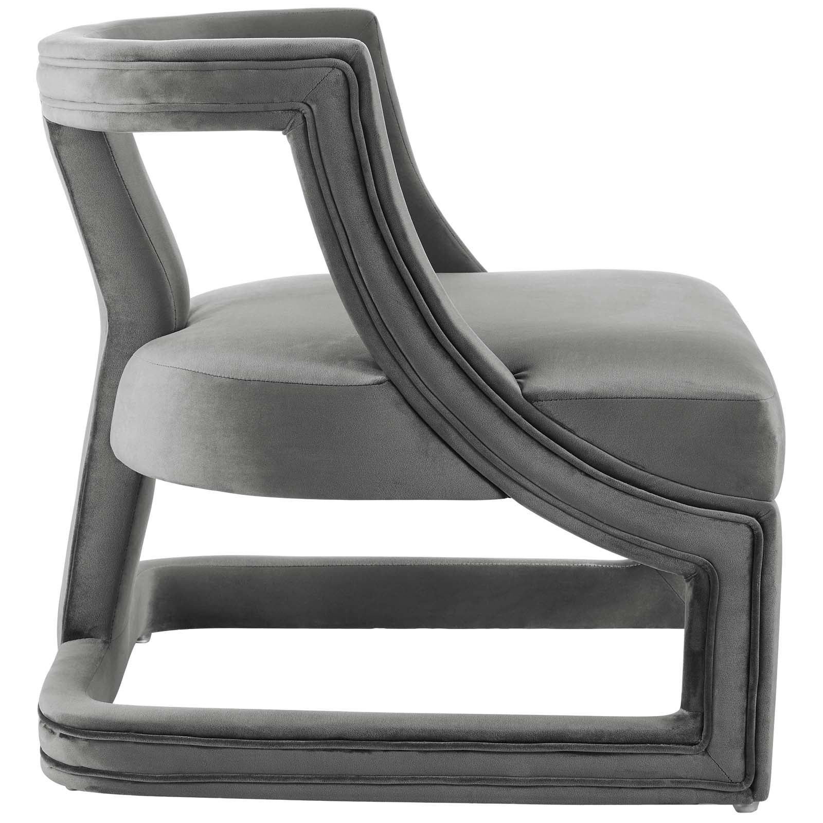 Requisite Accent Lounge Performance Velvet Armchair By Modway - EEI-3485 - Image 3