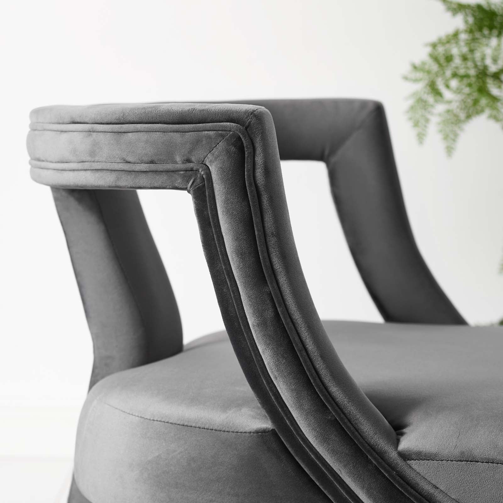Requisite Accent Lounge Performance Velvet Armchair By Modway - EEI-3485 - Image 7