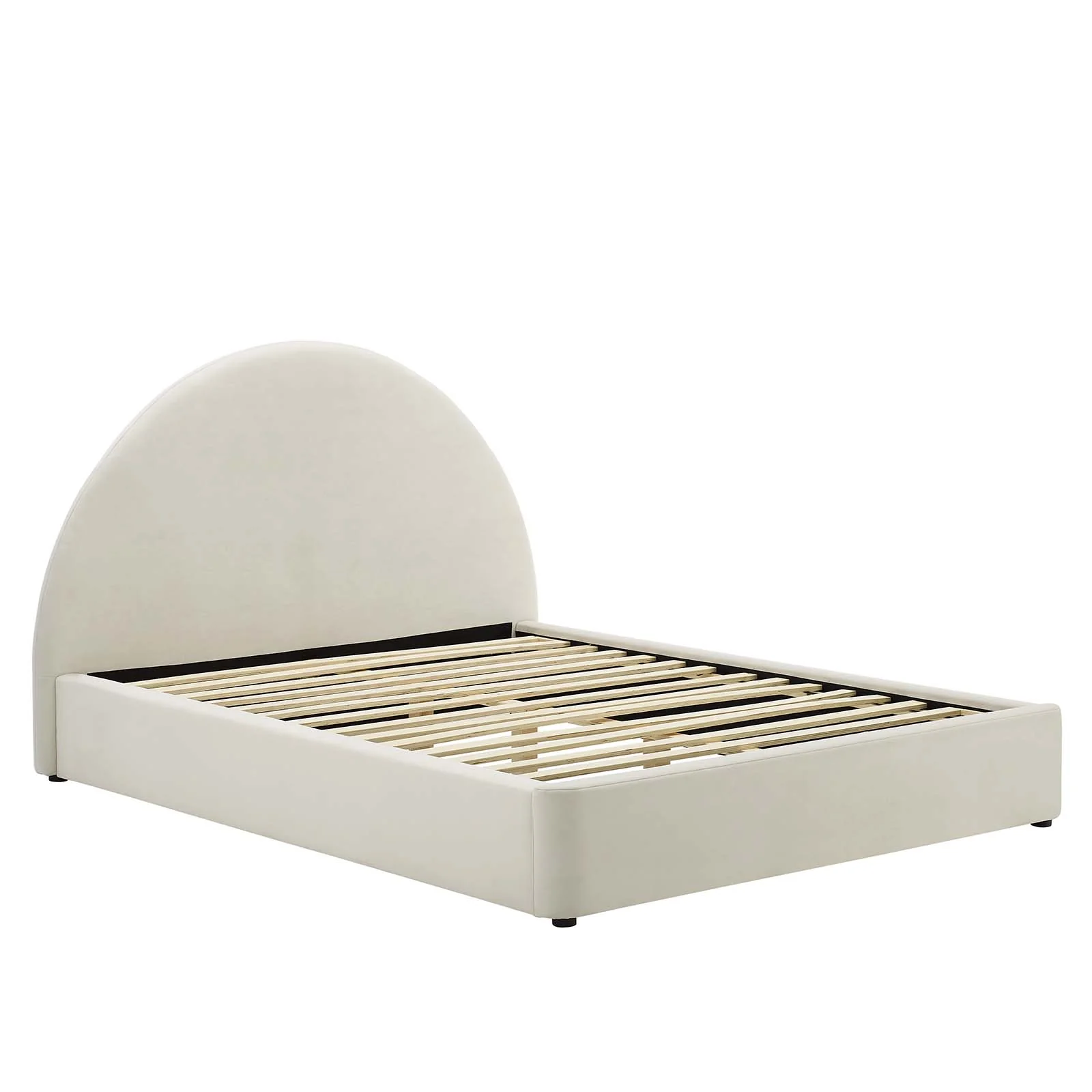 Resort Performance Velvet Arched Round Full Platform Bed By Modway - MOD-7131 - Image 2