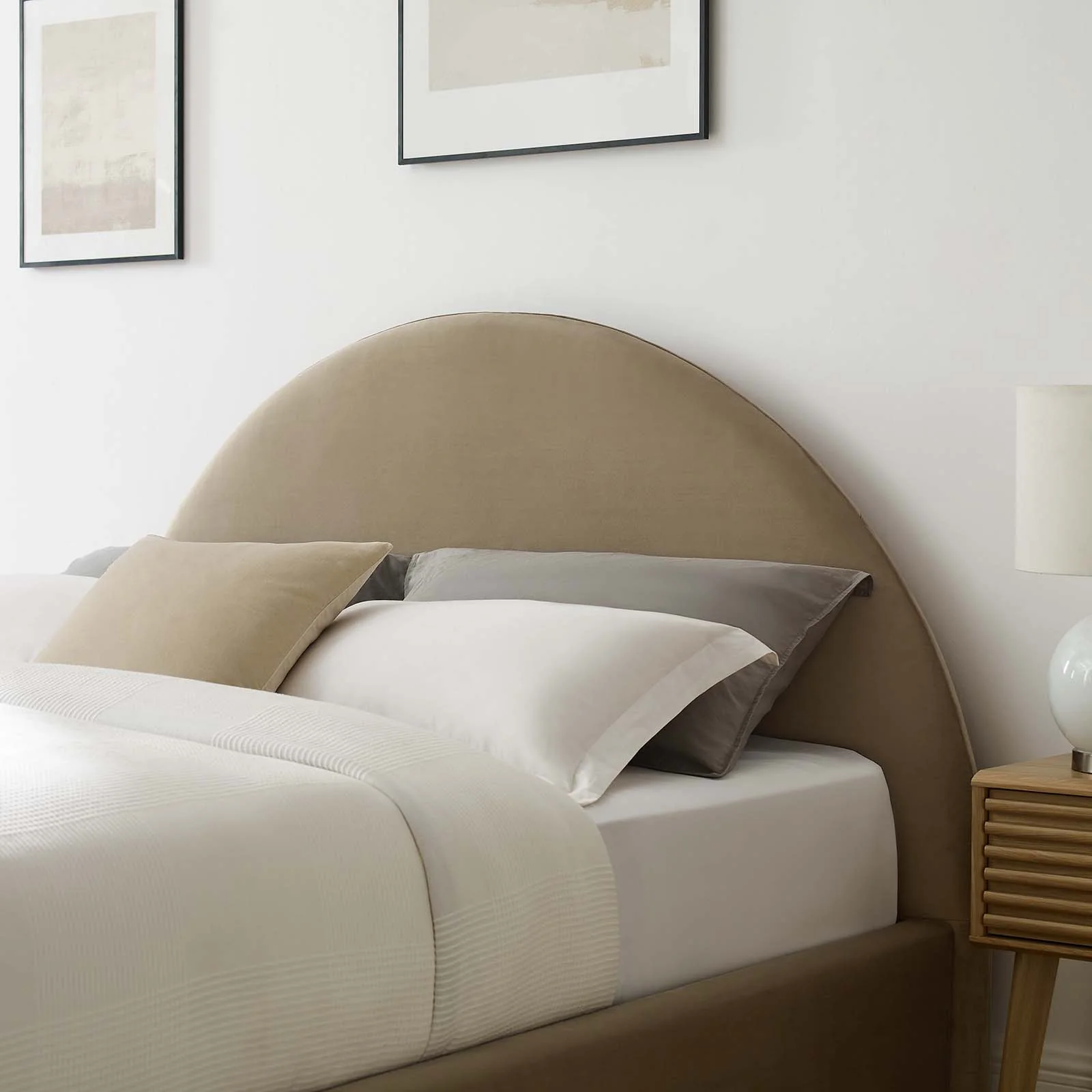Resort Performance Velvet Arched Round King Platform Bed By Modway - MOD-7135 - Image 16