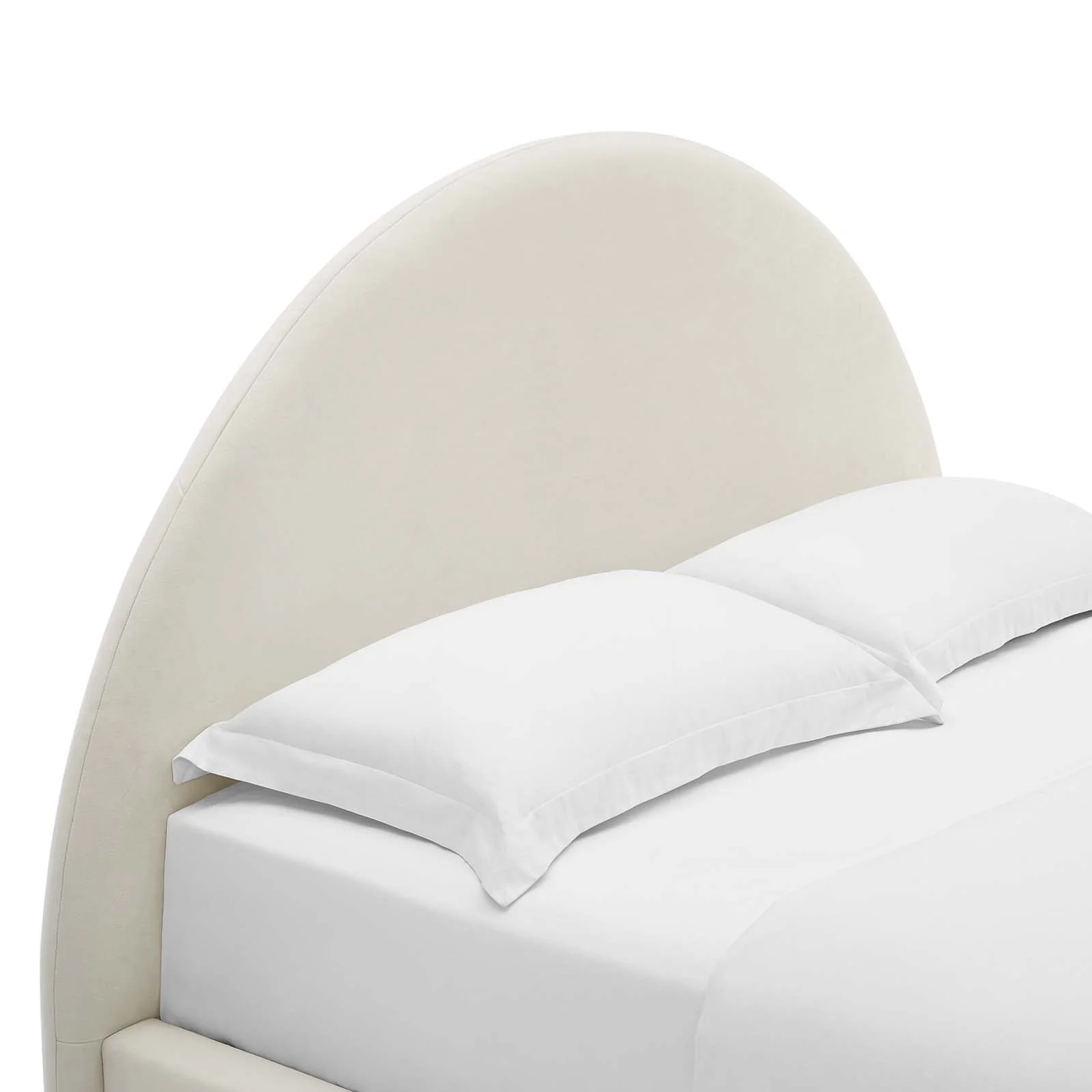 Resort Performance Velvet Arched Round King Platform Bed By Modway - MOD-7135 - Image 5