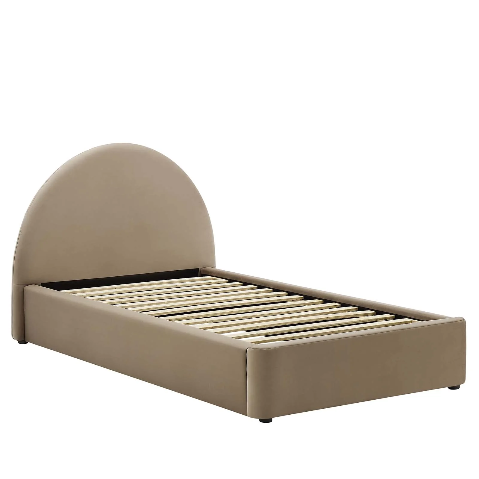 Resort Performance Velvet Arched Round Twin Platform Bed By Modway - MOD-7129 - Image 10