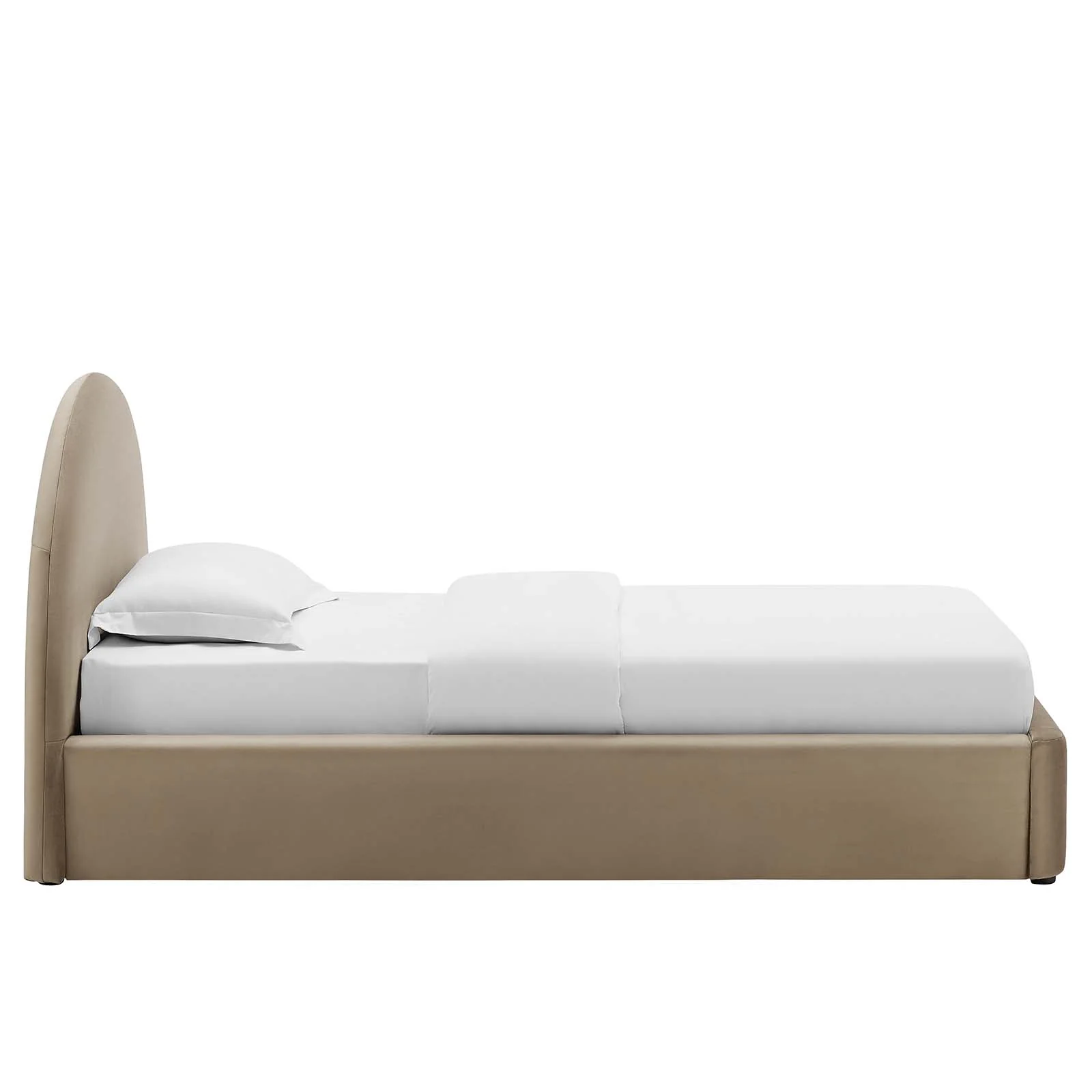 Resort Performance Velvet Arched Round Twin Platform Bed By Modway - MOD-7129 - Image 11