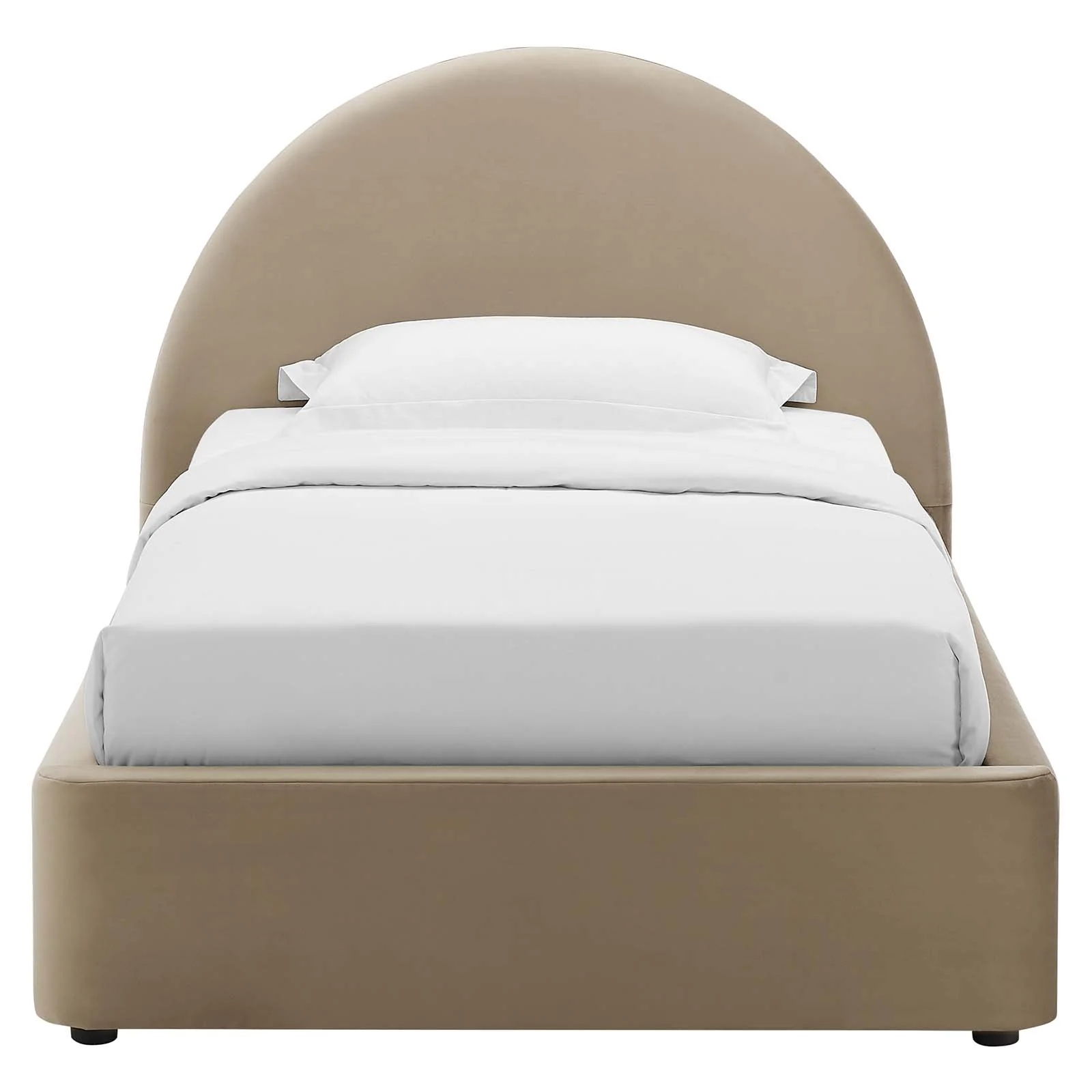 Resort Performance Velvet Arched Round Twin Platform Bed By Modway - MOD-7129 - Image 12