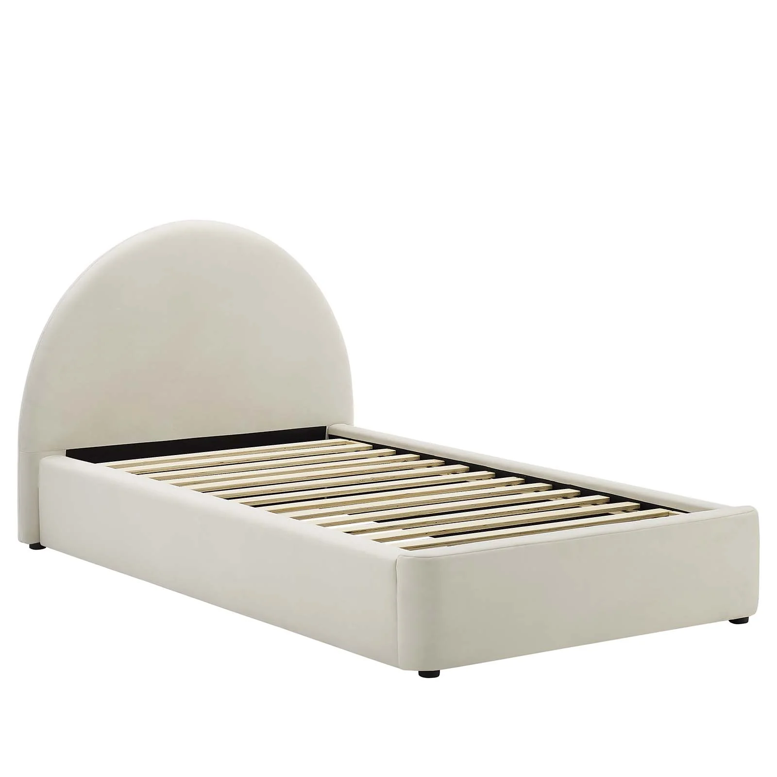 Resort Performance Velvet Arched Round Twin Platform Bed By Modway - MOD-7129 - Image 2