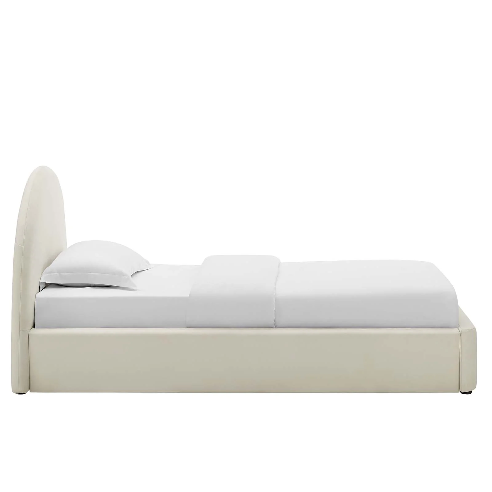 Resort Performance Velvet Arched Round Twin Platform Bed By Modway - MOD-7129 - Image 3