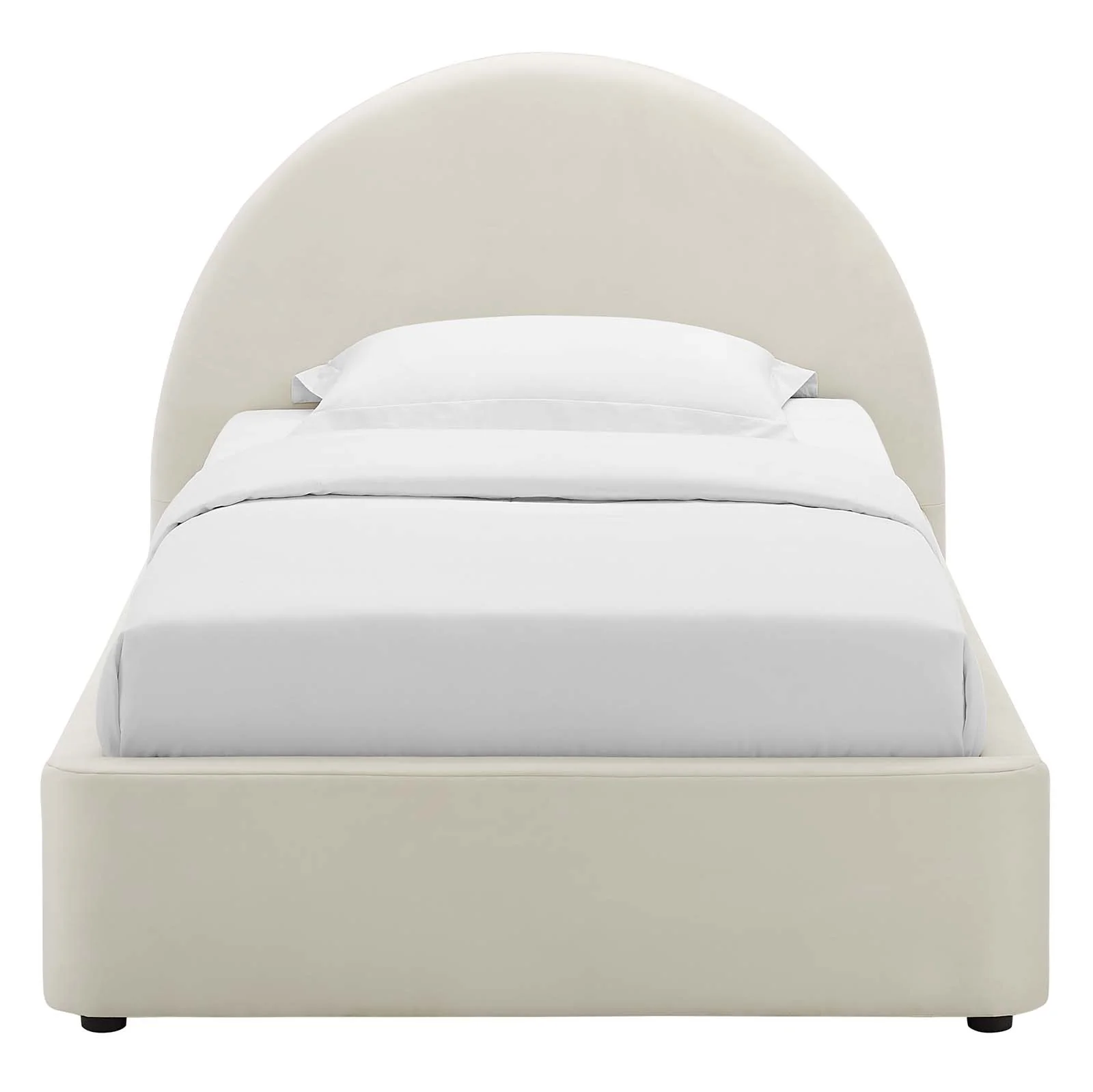 Resort Performance Velvet Arched Round Twin Platform Bed By Modway - MOD-7129 - Image 4
