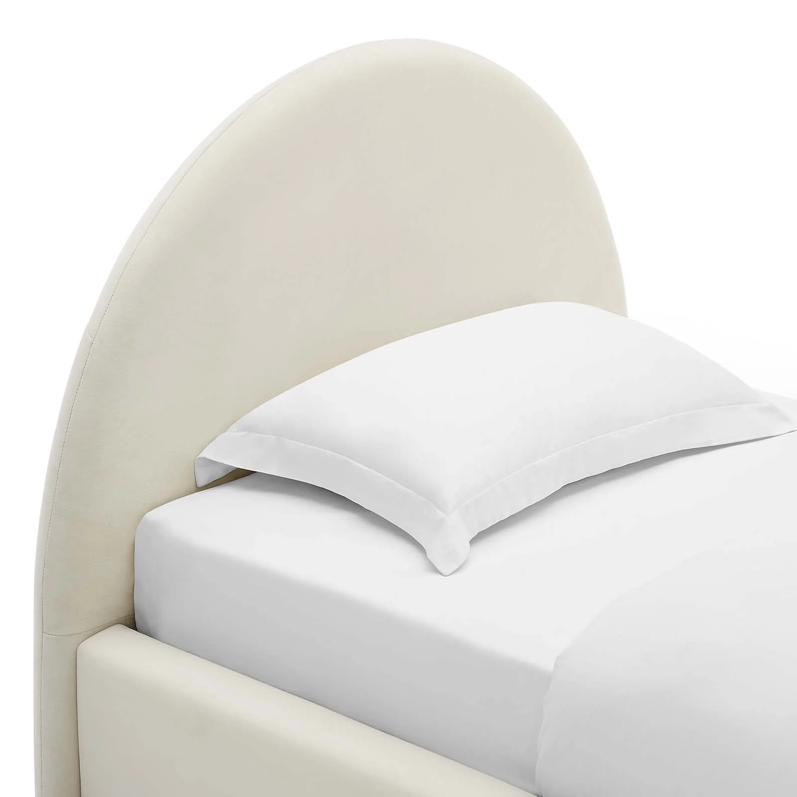 Resort Performance Velvet Arched Round Twin Platform Bed By Modway - MOD-7129 - Image 5