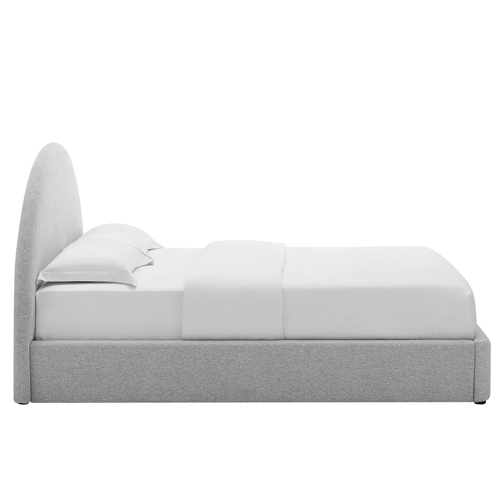 Resort Upholstered Fabric Arched Round King Platform Bed By Modway - MOD-7134 - Image 11