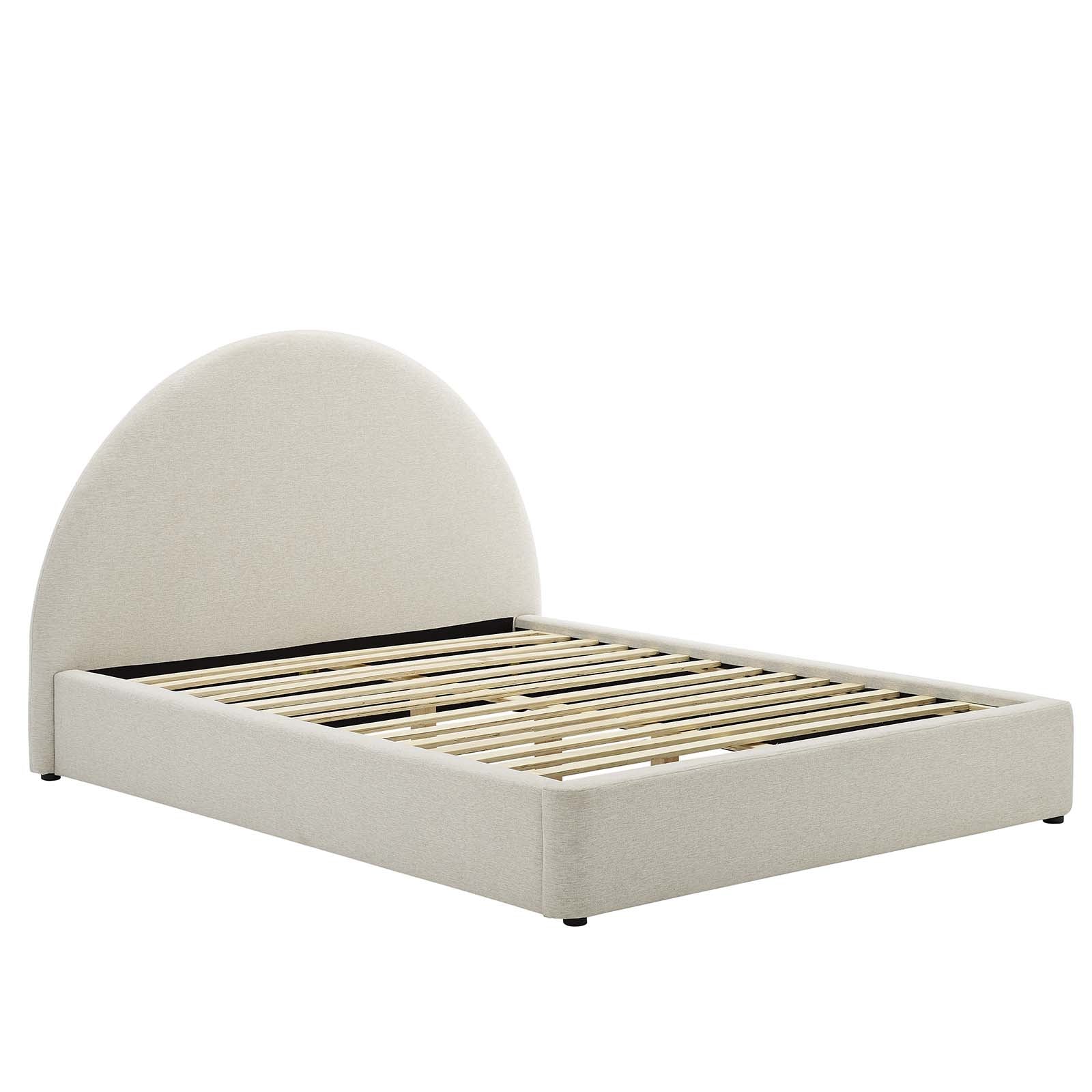 Resort Upholstered Fabric Arched Round King Platform Bed By Modway - MOD-7134 - Image 2