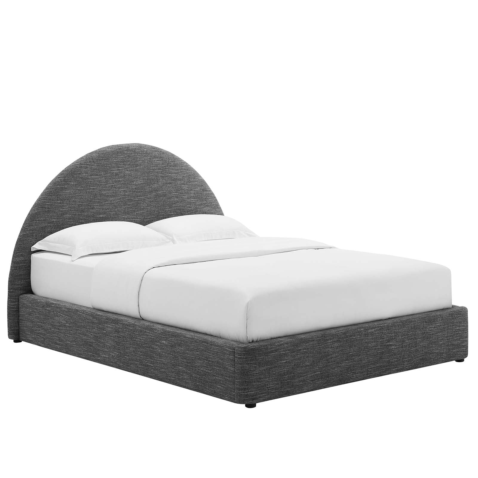 Resort Upholstered Fabric Arched Round Queen Platform Bed By Modway - MOD-7132 - Image 17