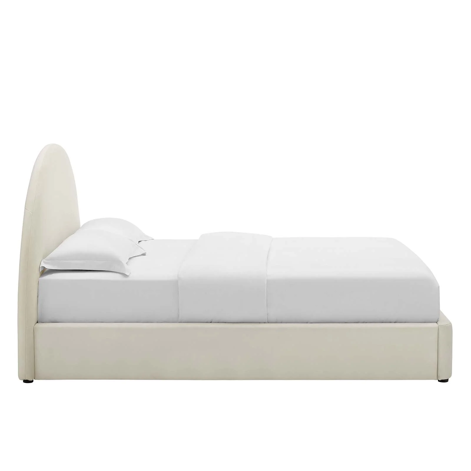 Resort Upholstered Fabric Arched Round Queen Platform Bed By Modway - MOD-7132 - Image 27