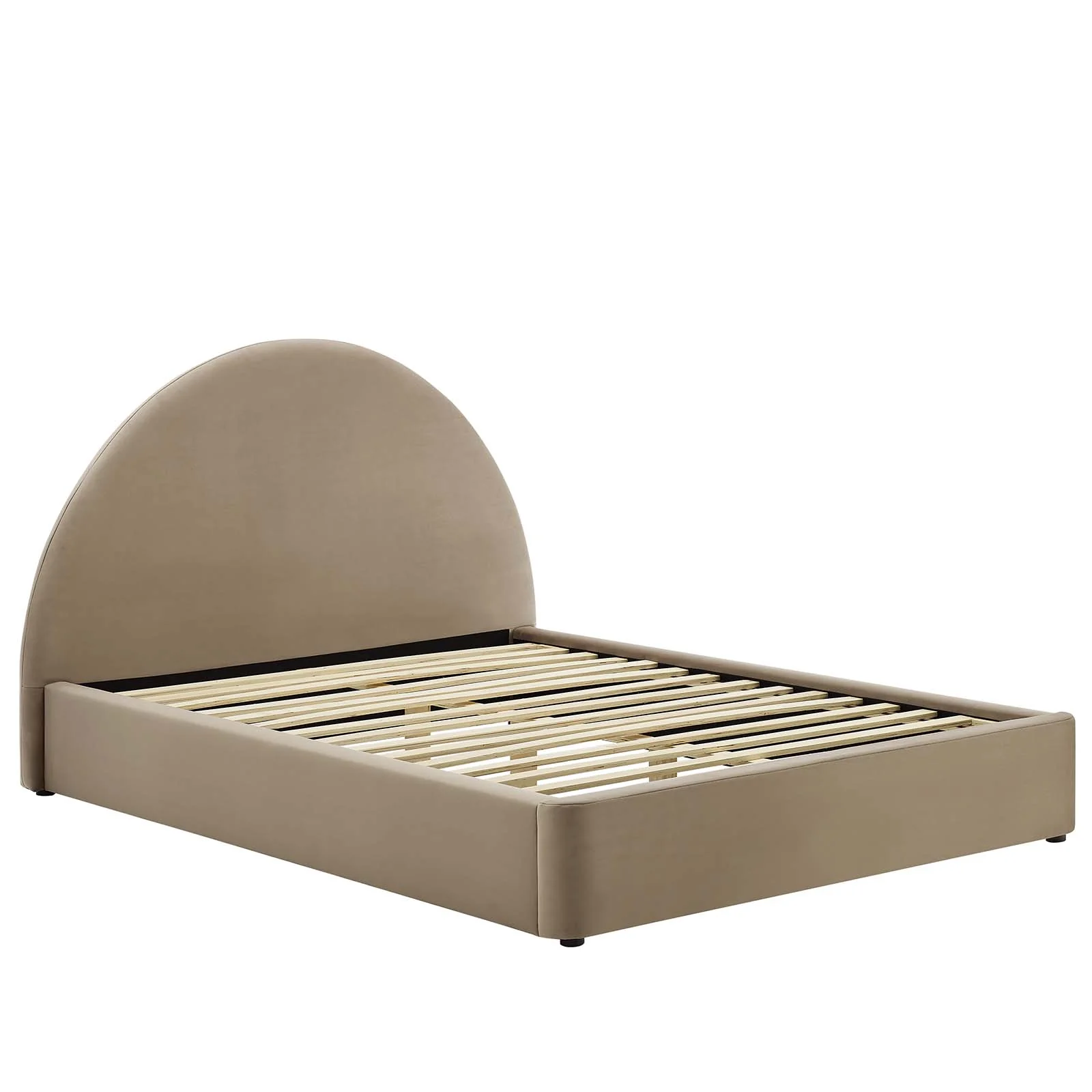 Resort Upholstered Fabric Arched Round Queen Platform Bed By Modway - MOD-7132 - Image 34