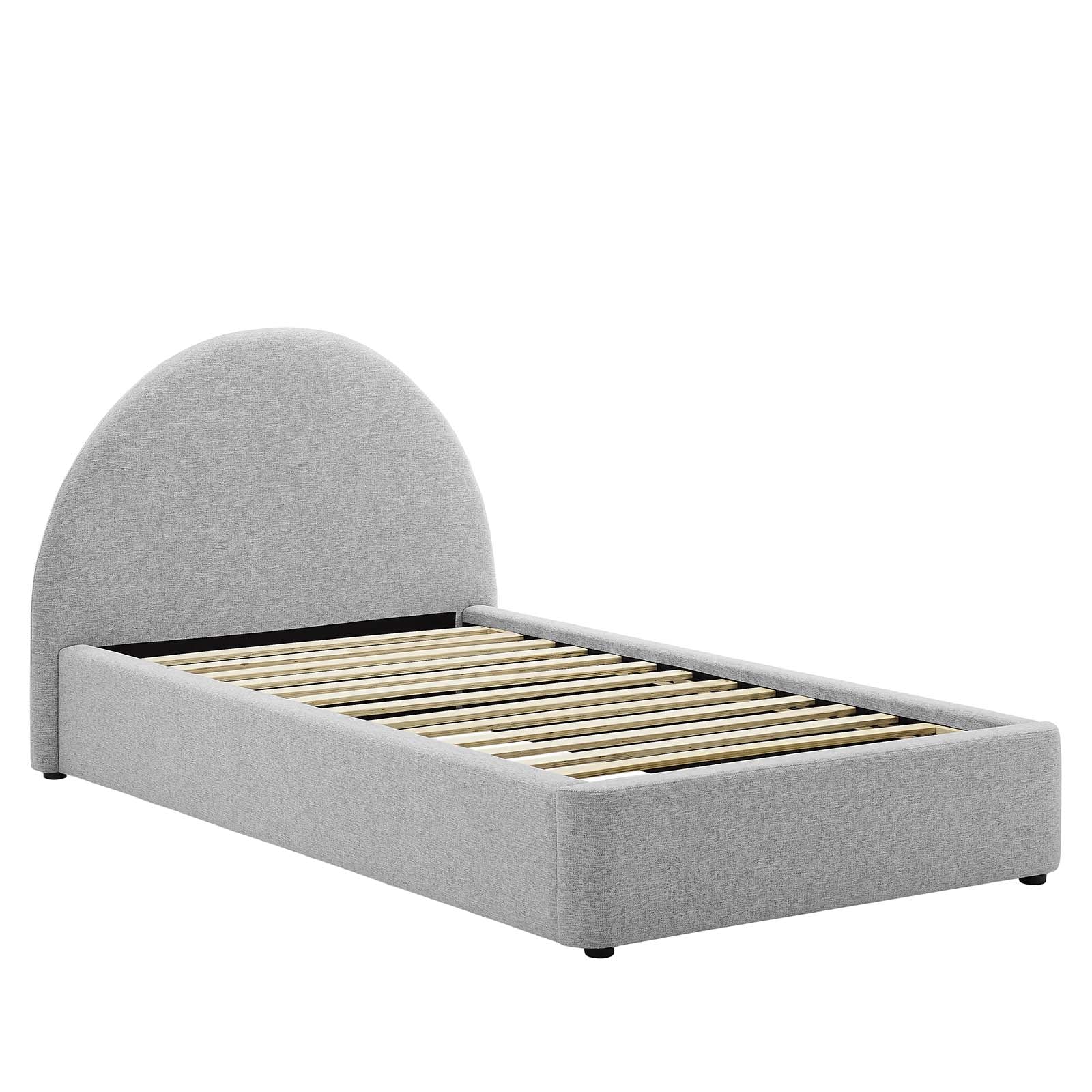 Resort Upholstered Fabric Arched Round Twin Platform Bed By Modway - MOD-7128 - Image 10