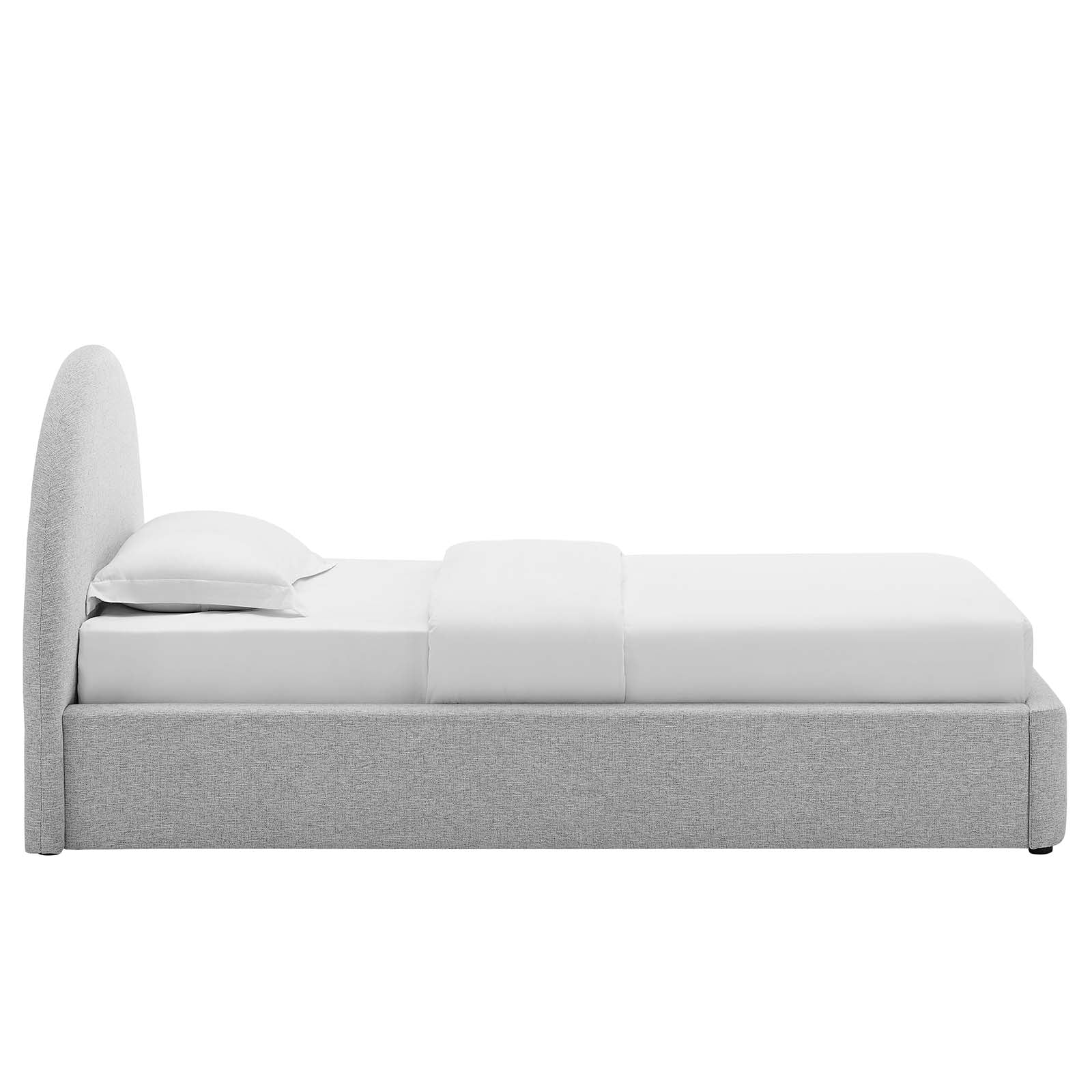 Resort Upholstered Fabric Arched Round Twin Platform Bed By Modway - MOD-7128 - Image 11
