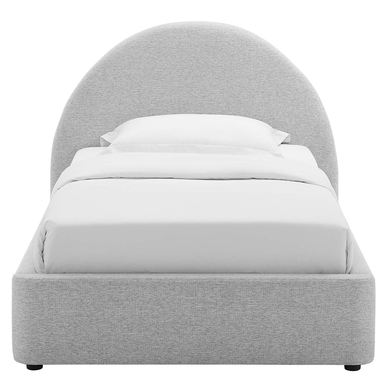 Resort Upholstered Fabric Arched Round Twin Platform Bed By Modway - MOD-7128 - Image 12