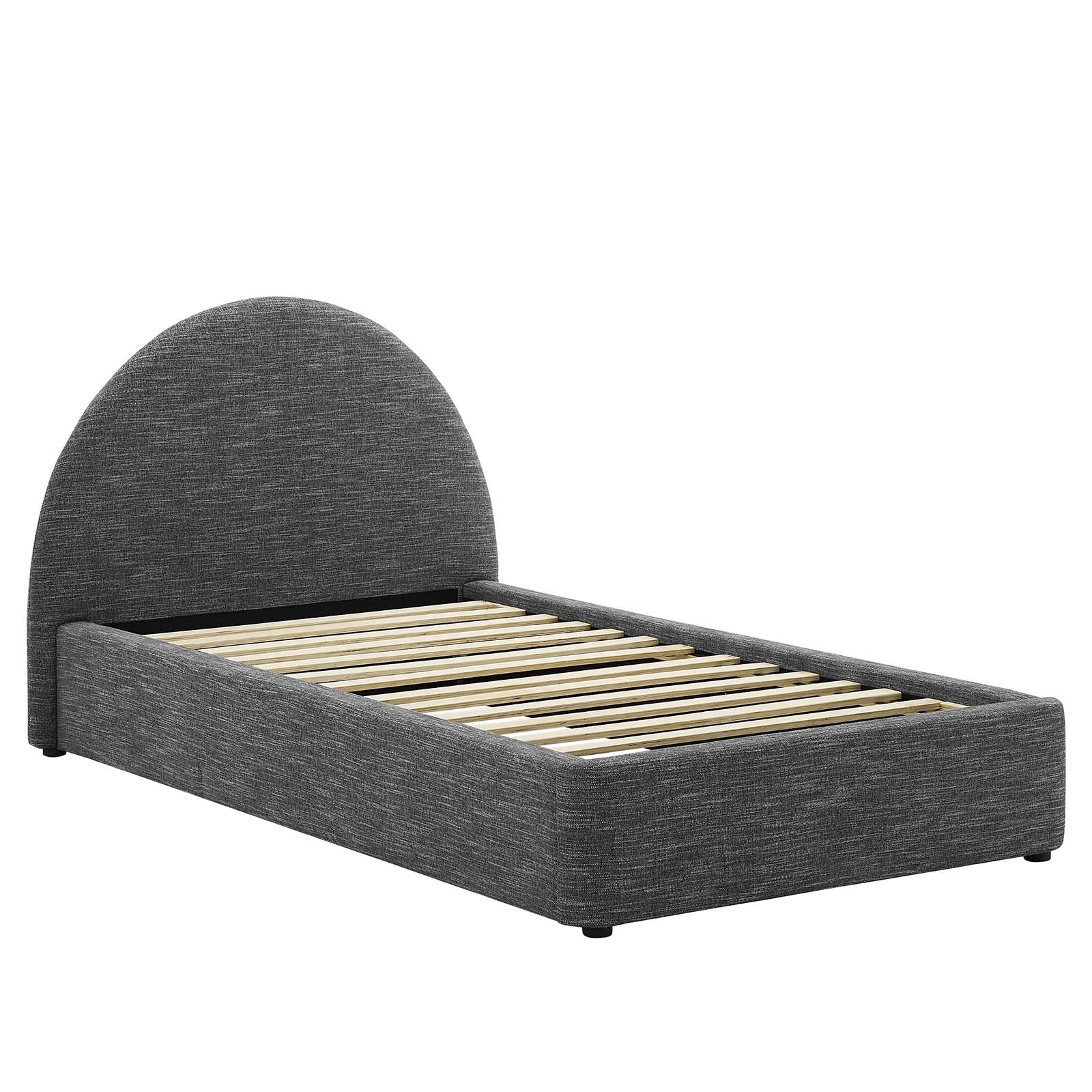 Resort Upholstered Fabric Arched Round Twin Platform Bed By Modway - MOD-7128 - Image 18