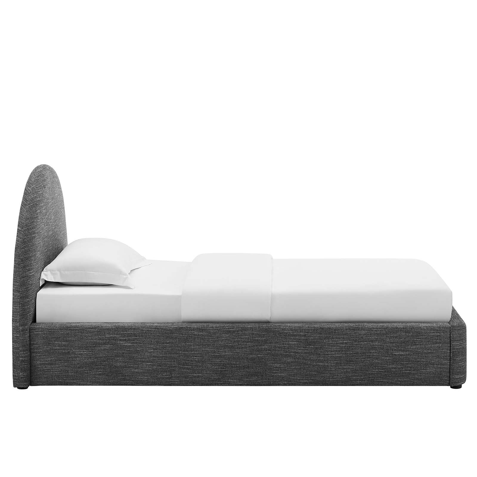 Resort Upholstered Fabric Arched Round Twin Platform Bed By Modway - MOD-7128 - Image 19