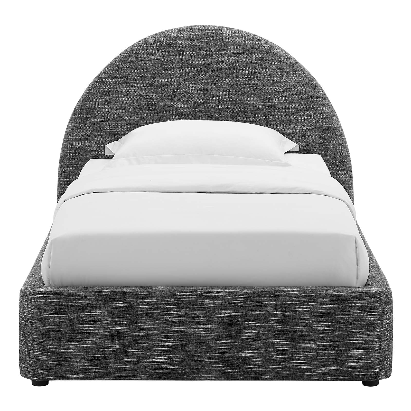 Resort Upholstered Fabric Arched Round Twin Platform Bed By Modway - MOD-7128 - Image 20