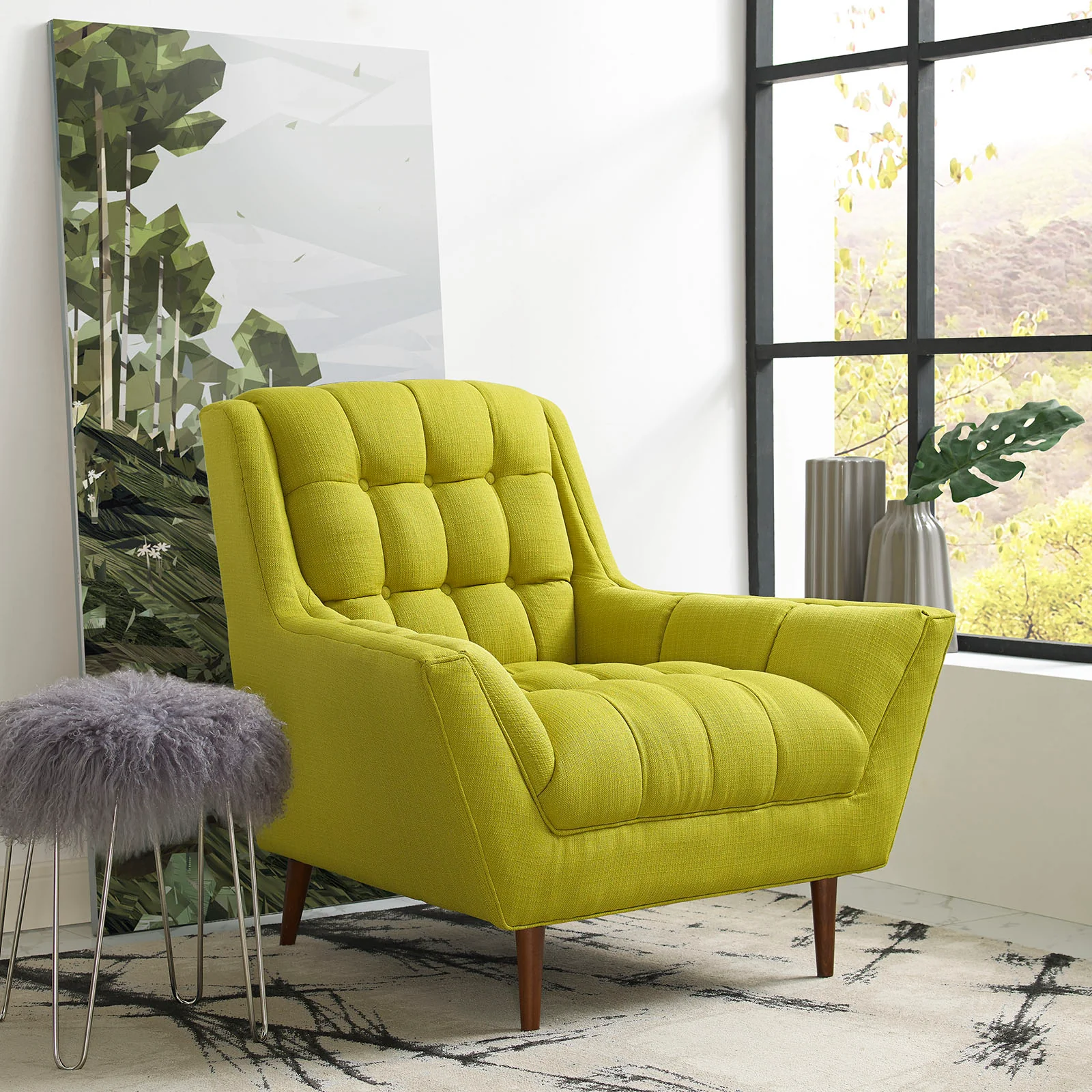 Response Upholstered Fabric Armchair By Modway - EEI-1786 - Image 16