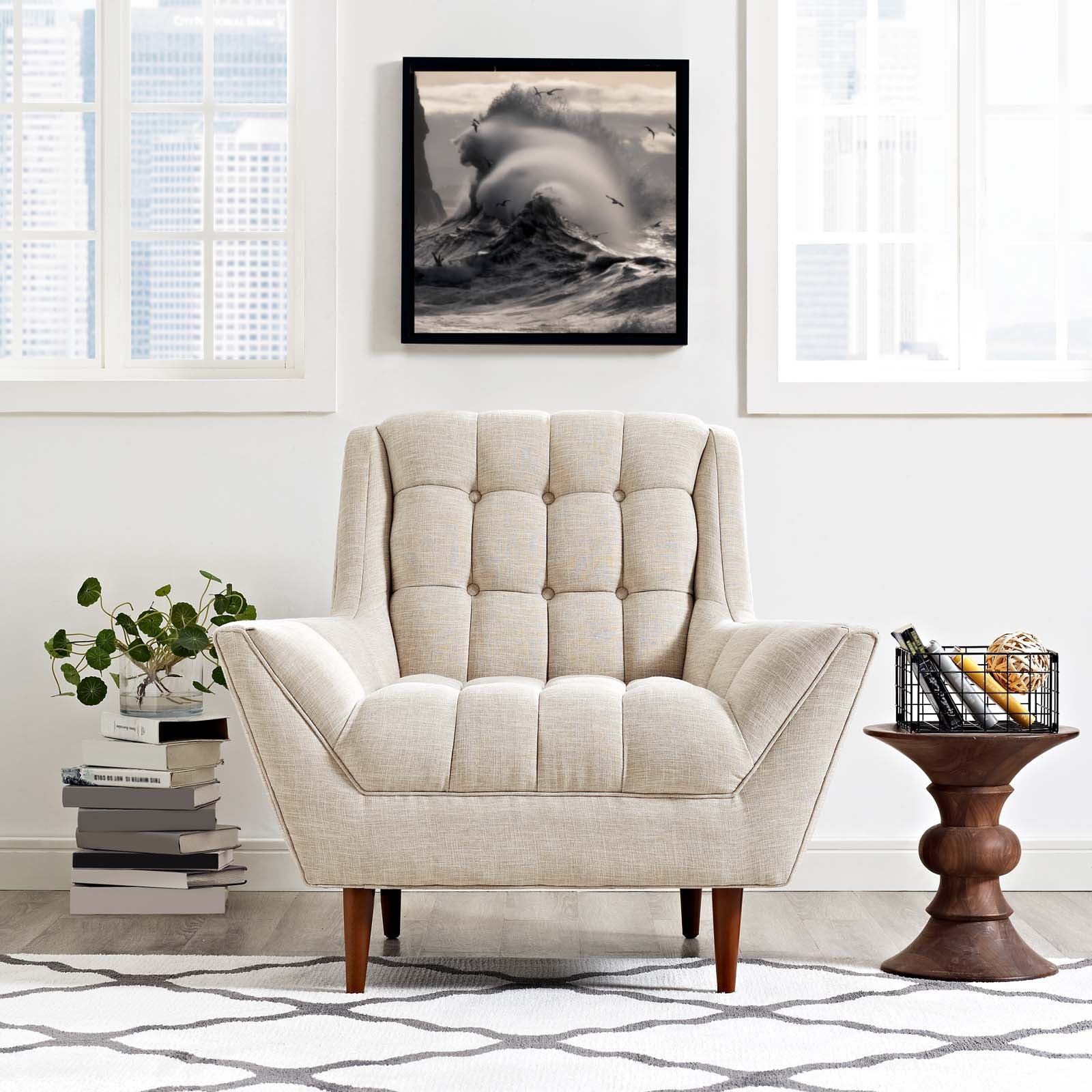 Response Upholstered Fabric Armchair By Modway - EEI-1786 - Image 6