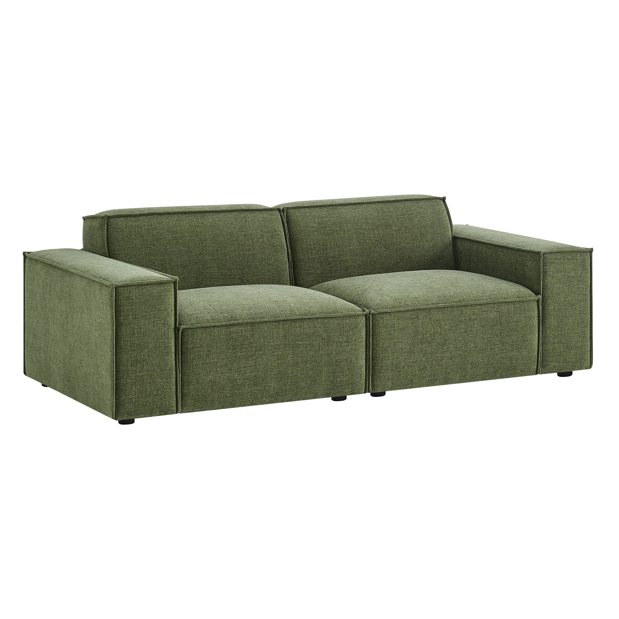Restore 2-Piece Performance Fabric Upholstered Modular Loveseat by Modway - Image 11