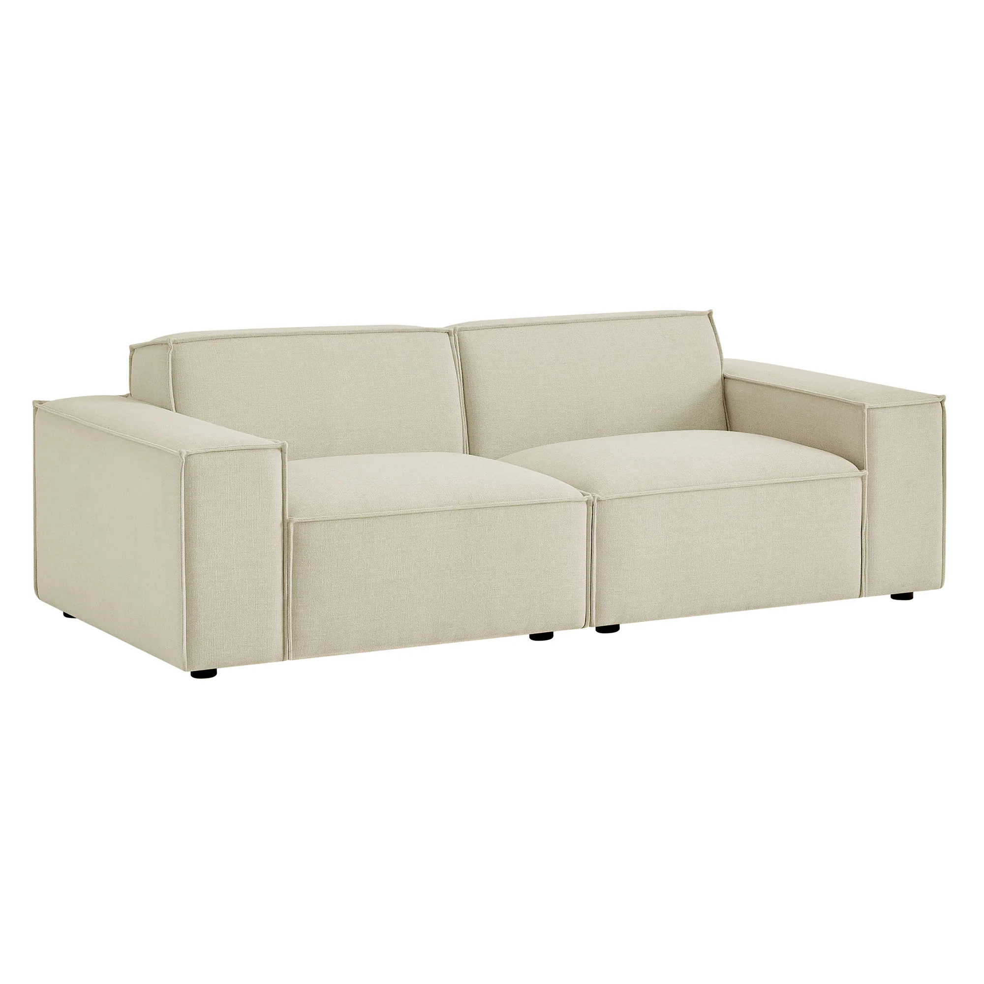 Restore 2-Piece Performance Fabric Upholstered Modular Loveseat by Modway - Image 2
