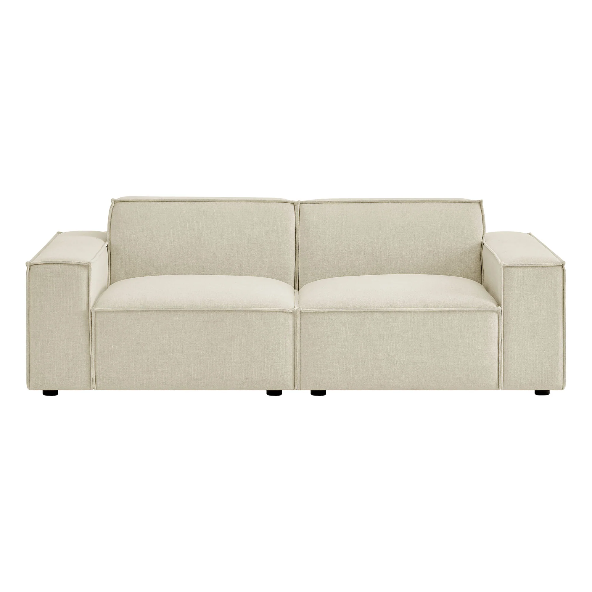 Restore 2-Piece Performance Fabric Upholstered Modular Loveseat by Modway - Image 3