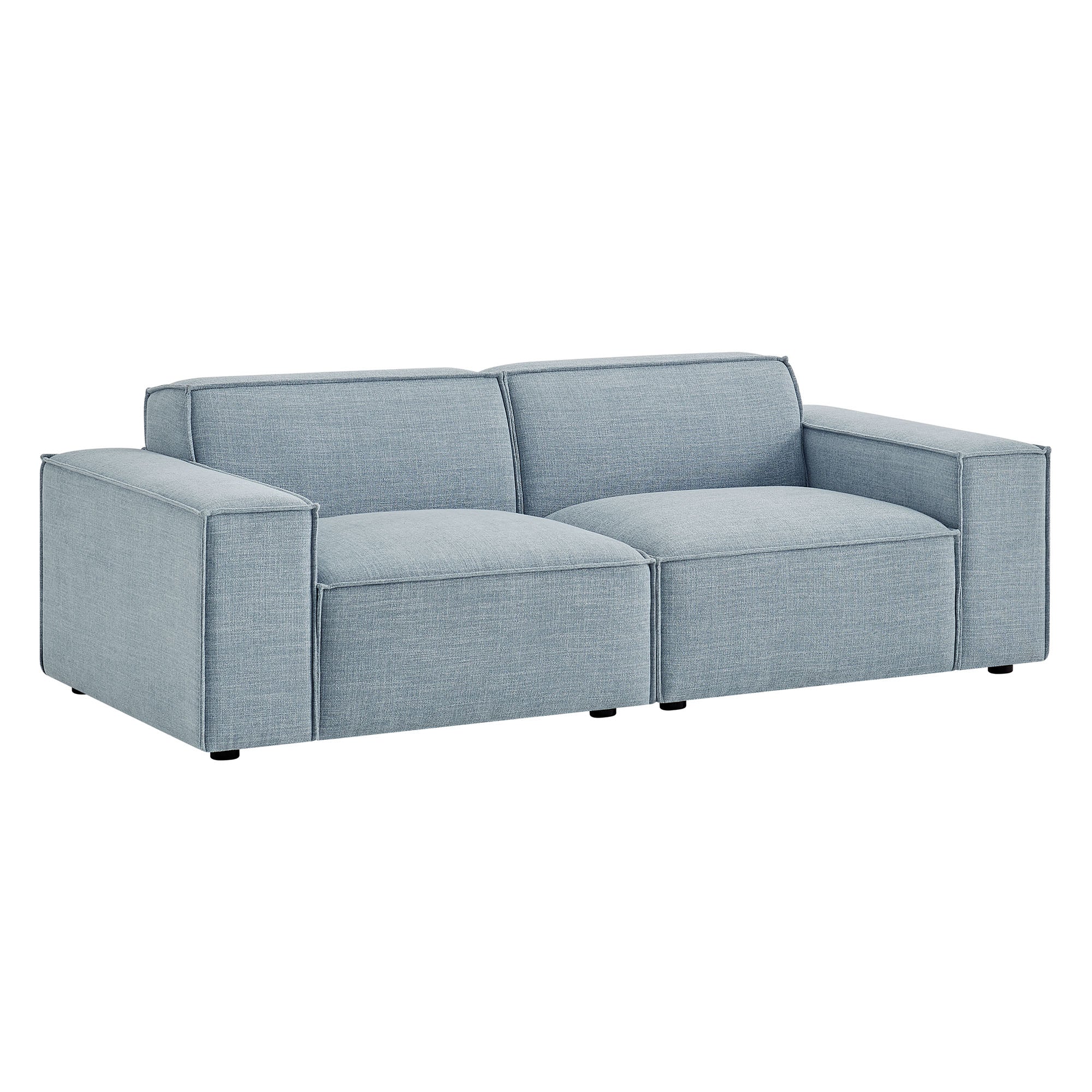 Restore 2-Piece Performance Fabric Upholstered Modular Loveseat by Modway - Image 41