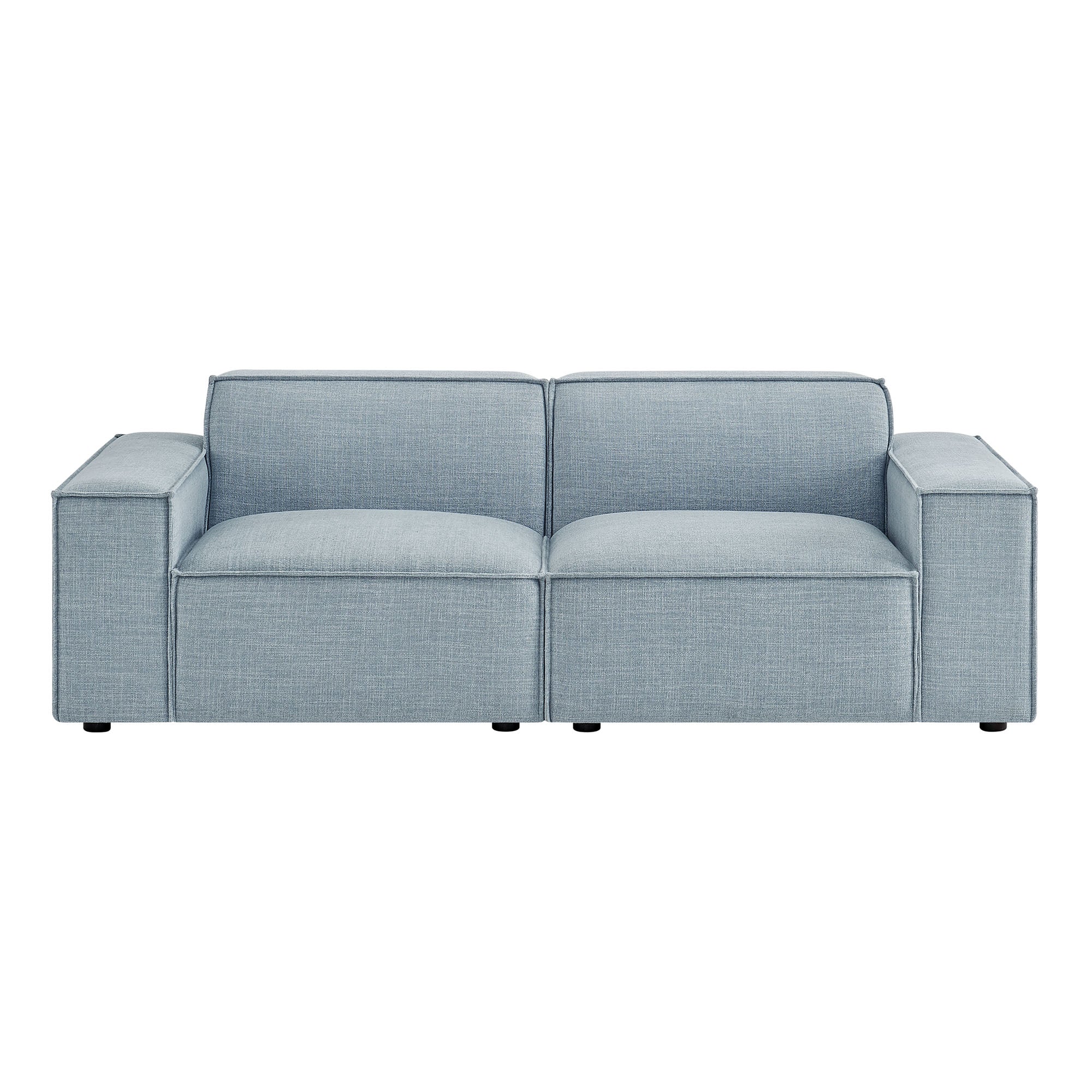 Restore 2-Piece Performance Fabric Upholstered Modular Loveseat by Modway - Image 42