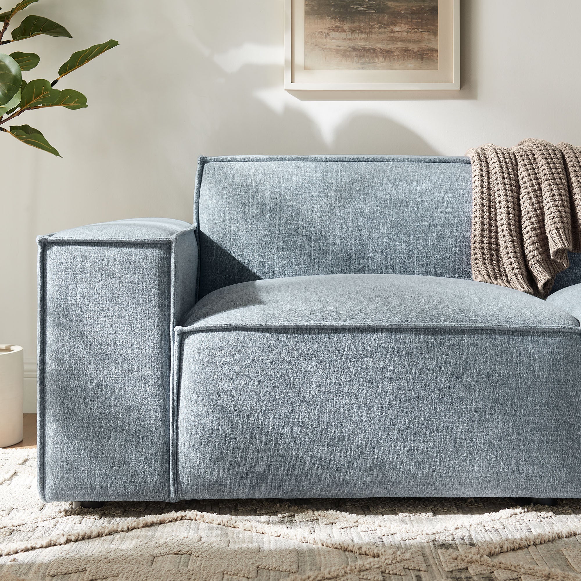 Restore 2-Piece Performance Fabric Upholstered Modular Loveseat by Modway - Image 44