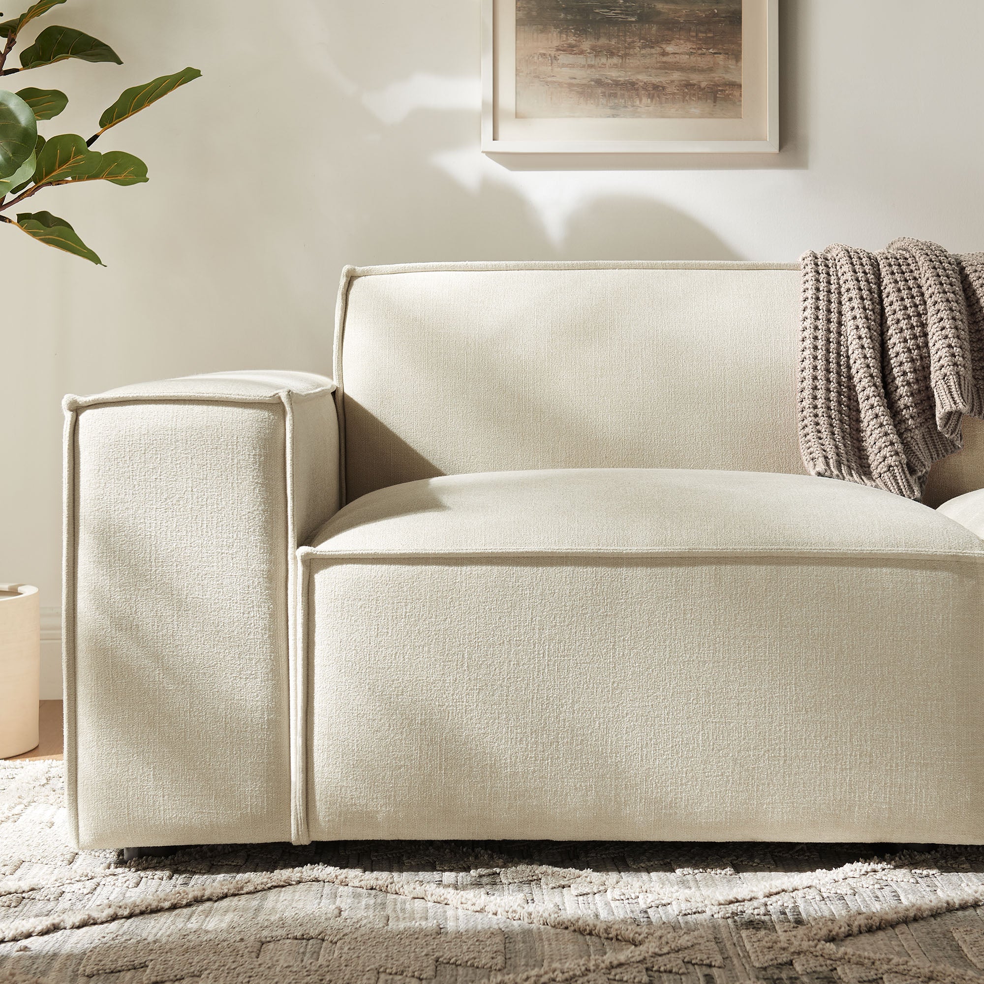 Restore 2-Piece Performance Fabric Upholstered Modular Loveseat by Modway - Image 5