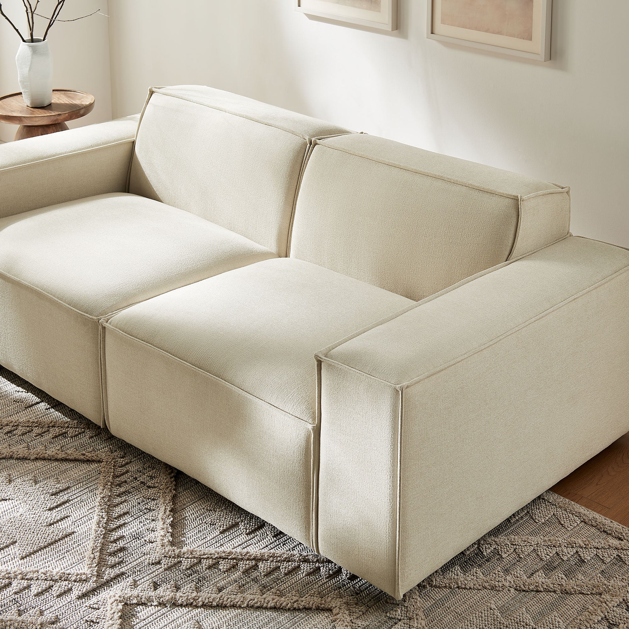 Restore 2-Piece Performance Fabric Upholstered Modular Loveseat by Modway - Image 6