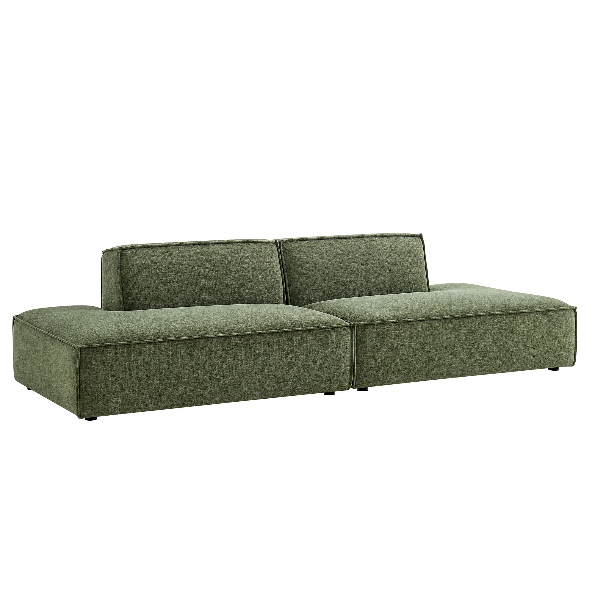 Restore 2-Piece Performance Fabric Upholstered Modular Loveseat by Modway - Image 11