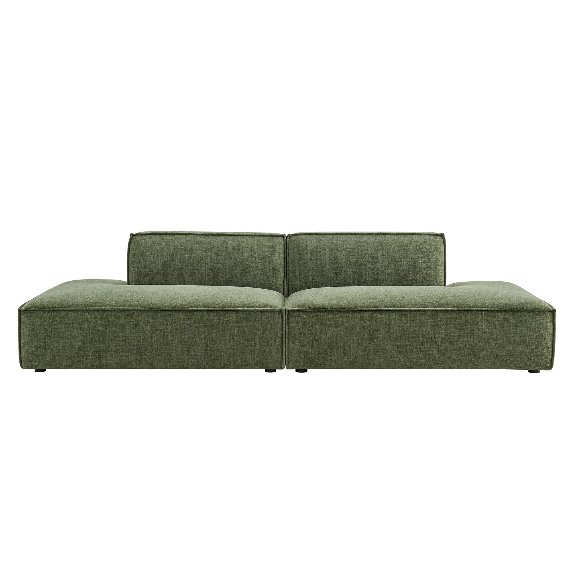 Restore 2-Piece Performance Fabric Upholstered Modular Loveseat by Modway - Image 12