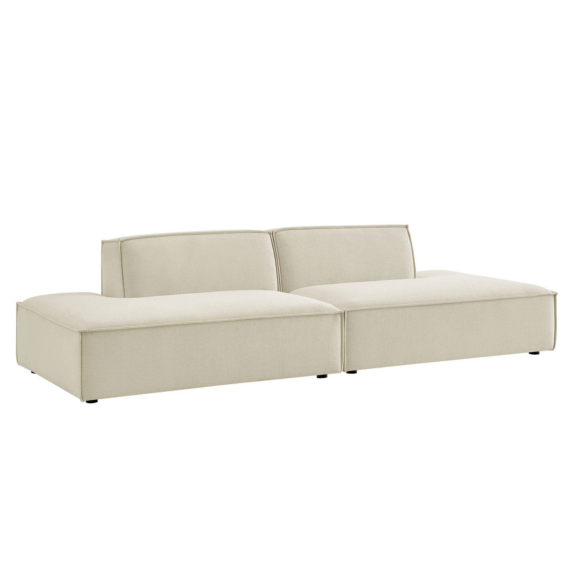 Restore 2-Piece Performance Fabric Upholstered Modular Loveseat by Modway - Image 2