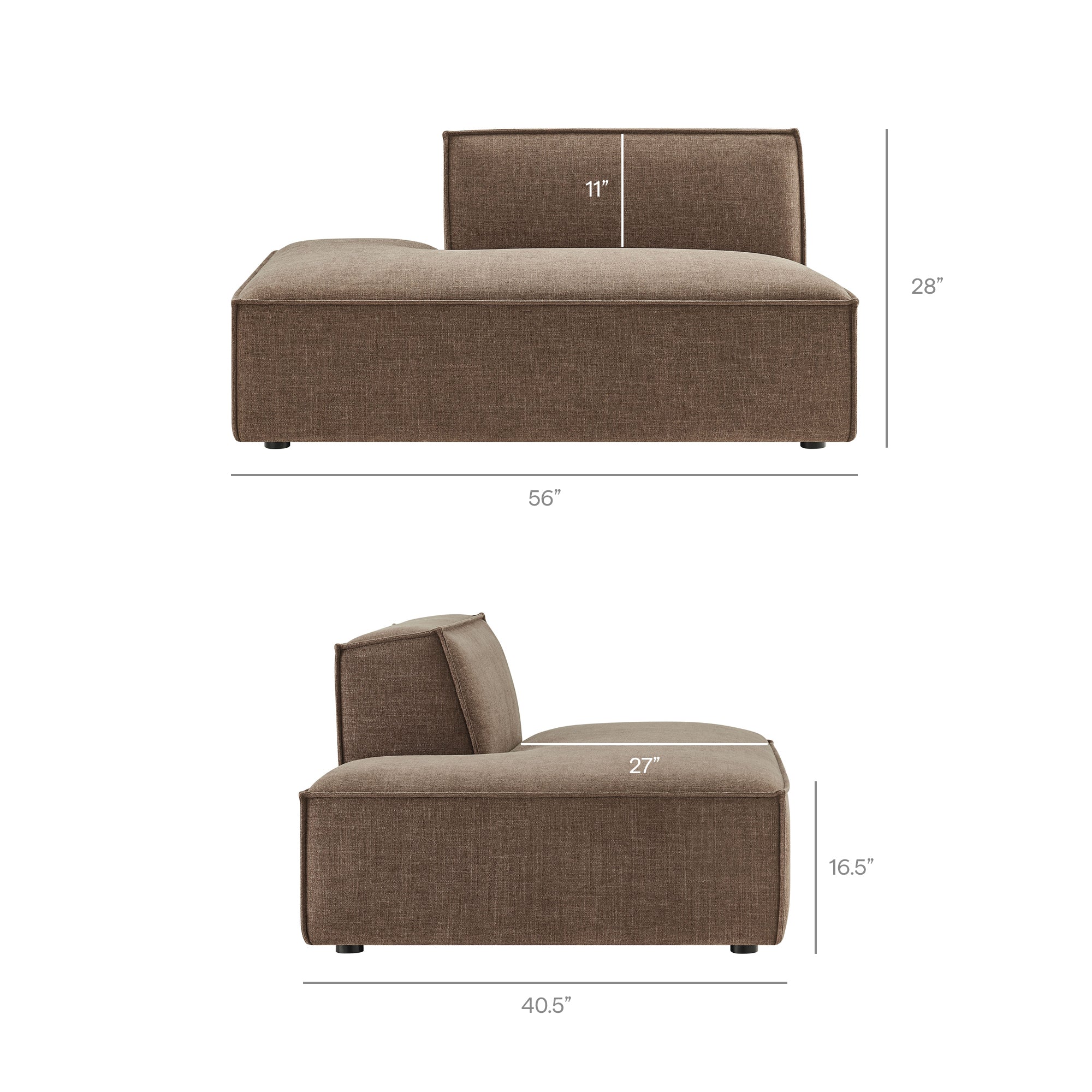 Restore 2-Piece Performance Fabric Upholstered Modular Loveseat by Modway - Image 29