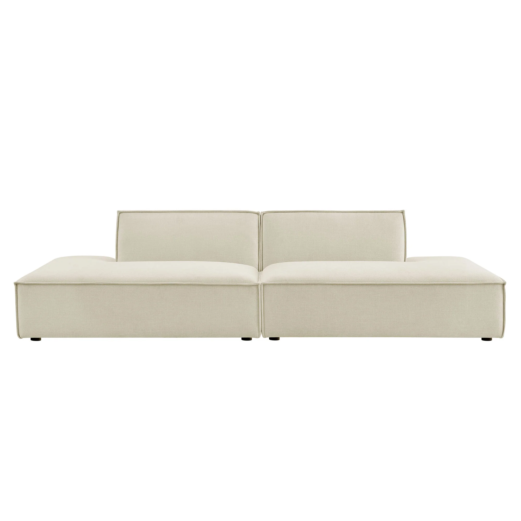 Restore 2-Piece Performance Fabric Upholstered Modular Loveseat by Modway - Image 3
