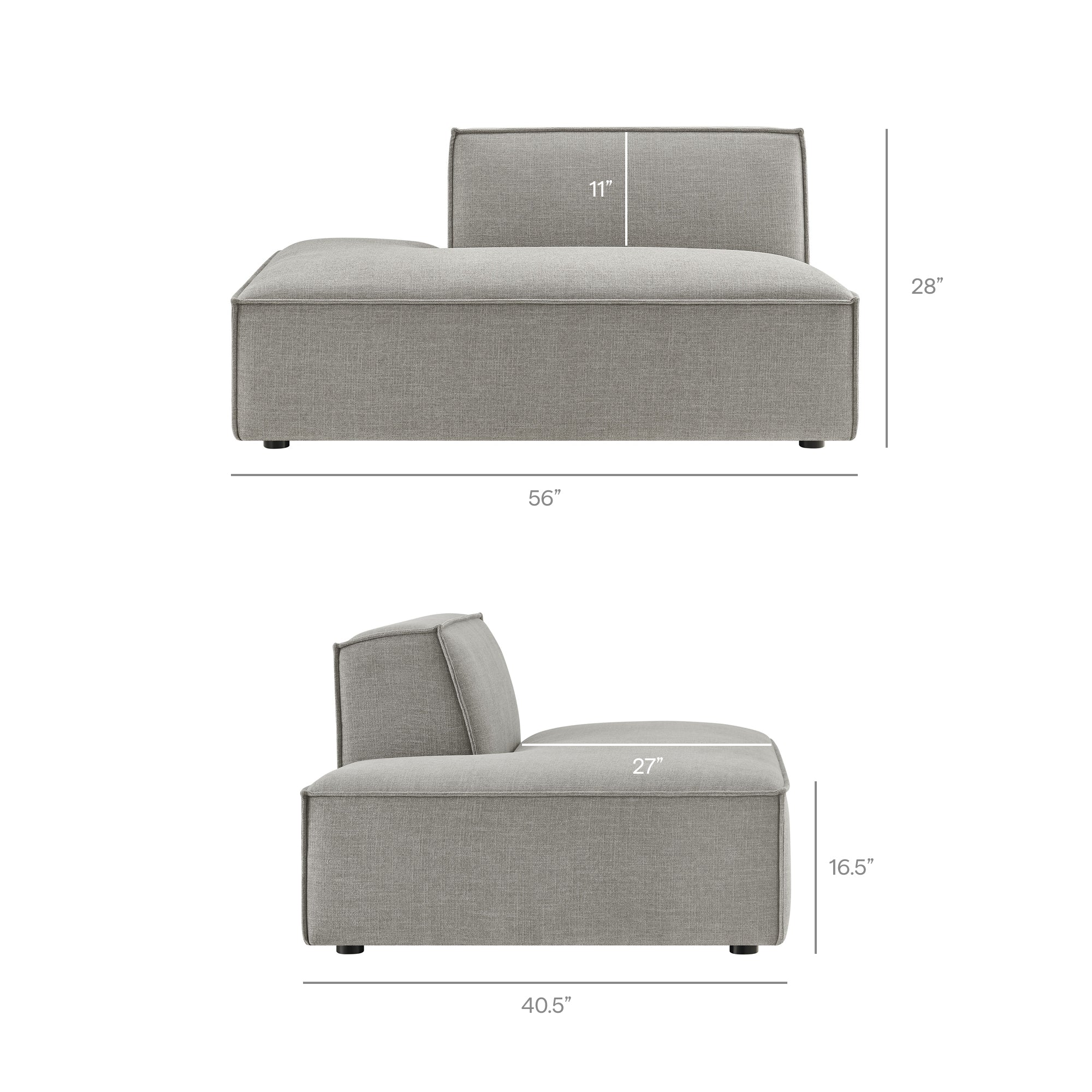 Restore 2-Piece Performance Fabric Upholstered Modular Loveseat by Modway - Image 39