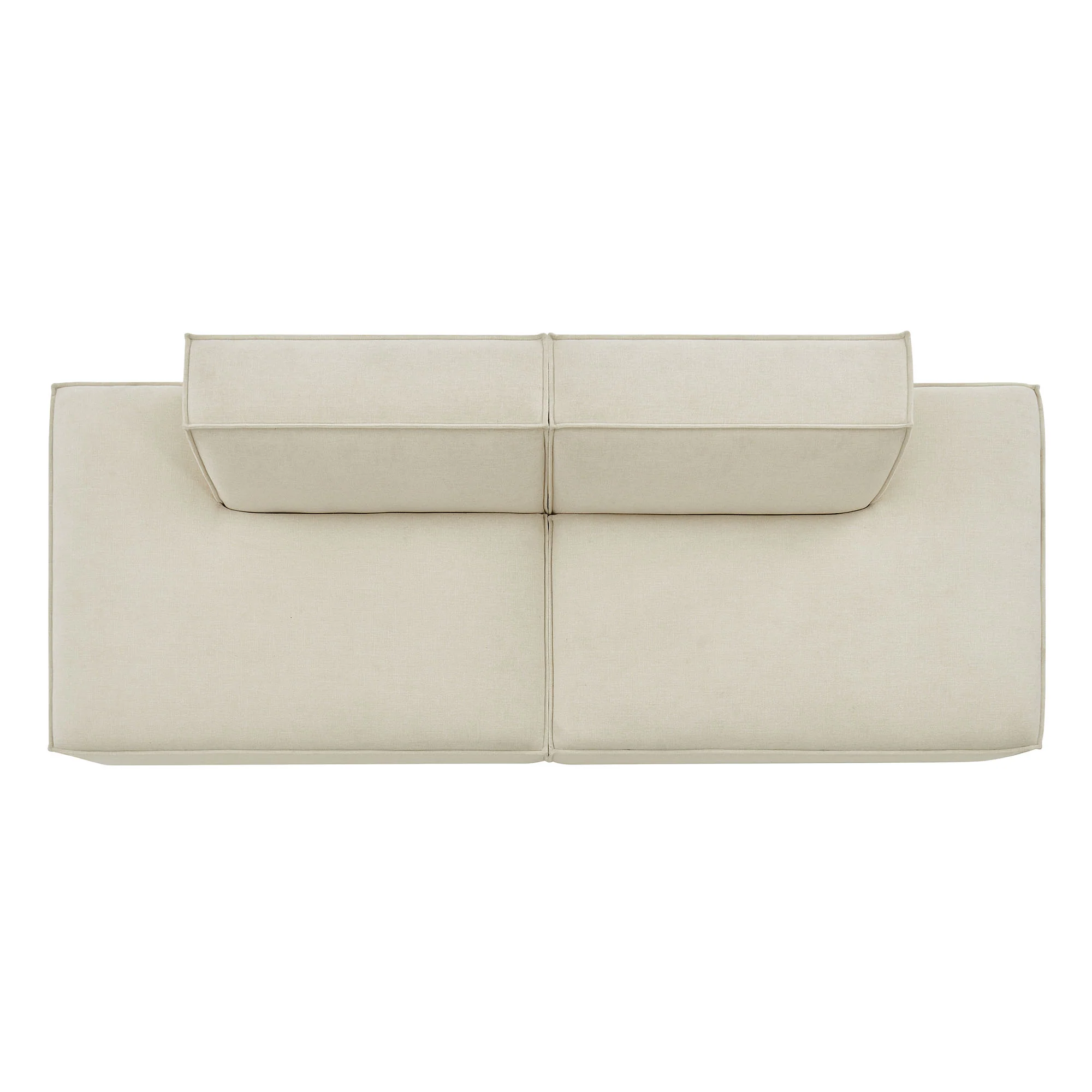 Restore 2-Piece Performance Fabric Upholstered Modular Loveseat by Modway - Image 4