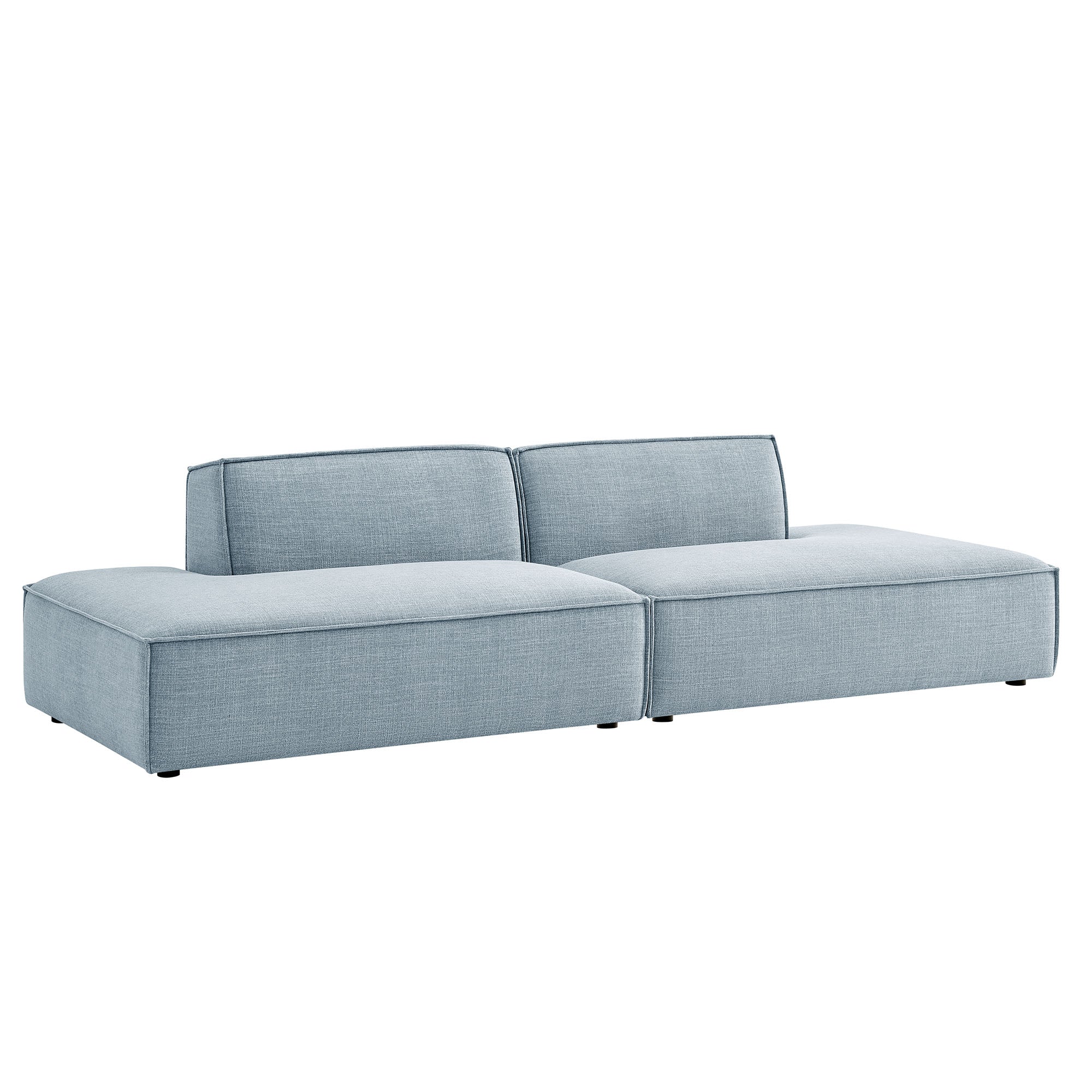 Restore 2-Piece Performance Fabric Upholstered Modular Loveseat by Modway - Image 41