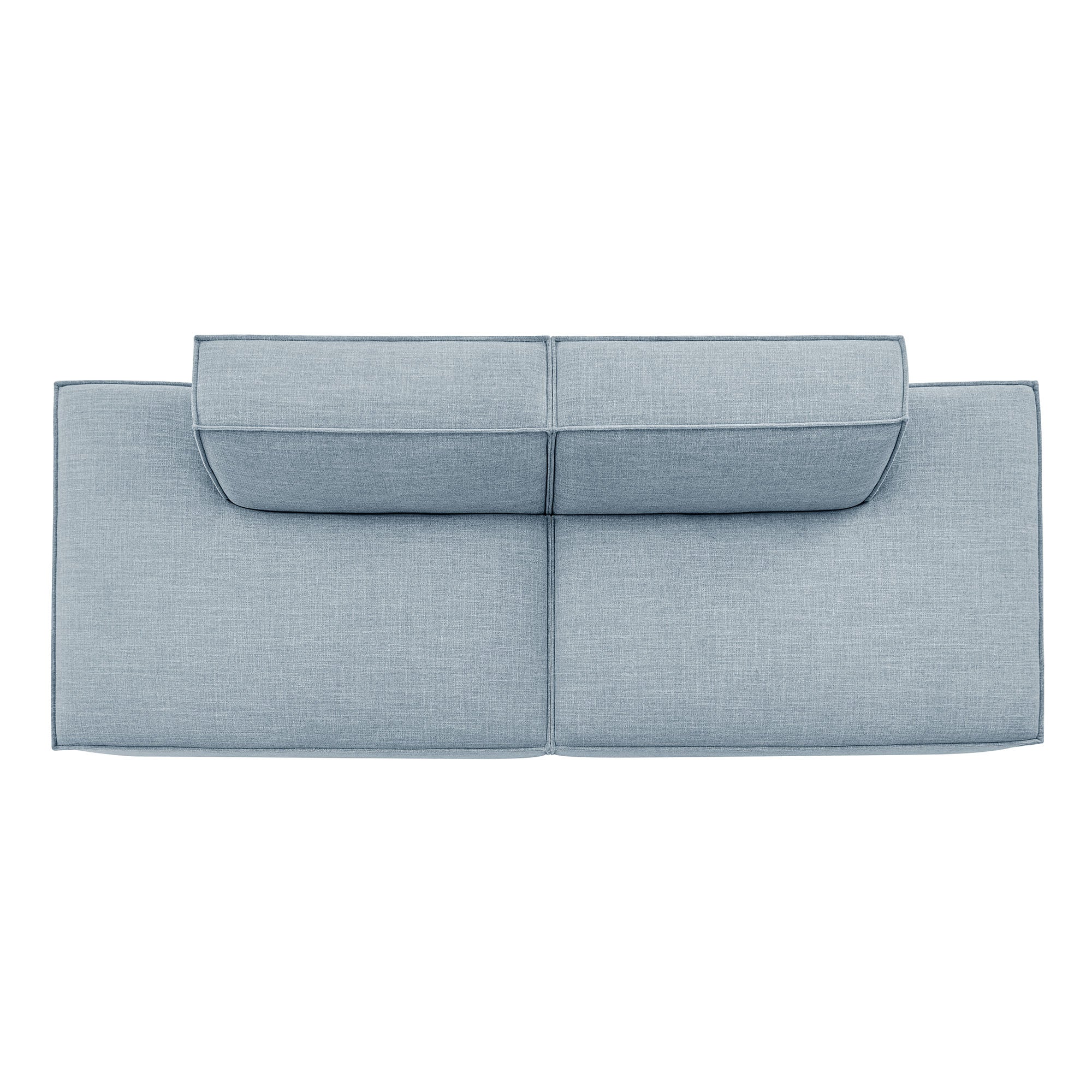 Restore 2-Piece Performance Fabric Upholstered Modular Loveseat by Modway - Image 43