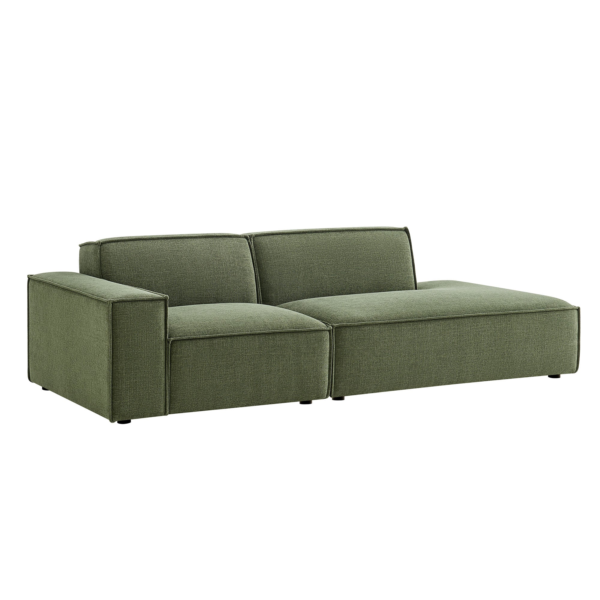 Restore 2-Piece Performance Fabric Upholstered Modular Loveseat by Modway - Image 11