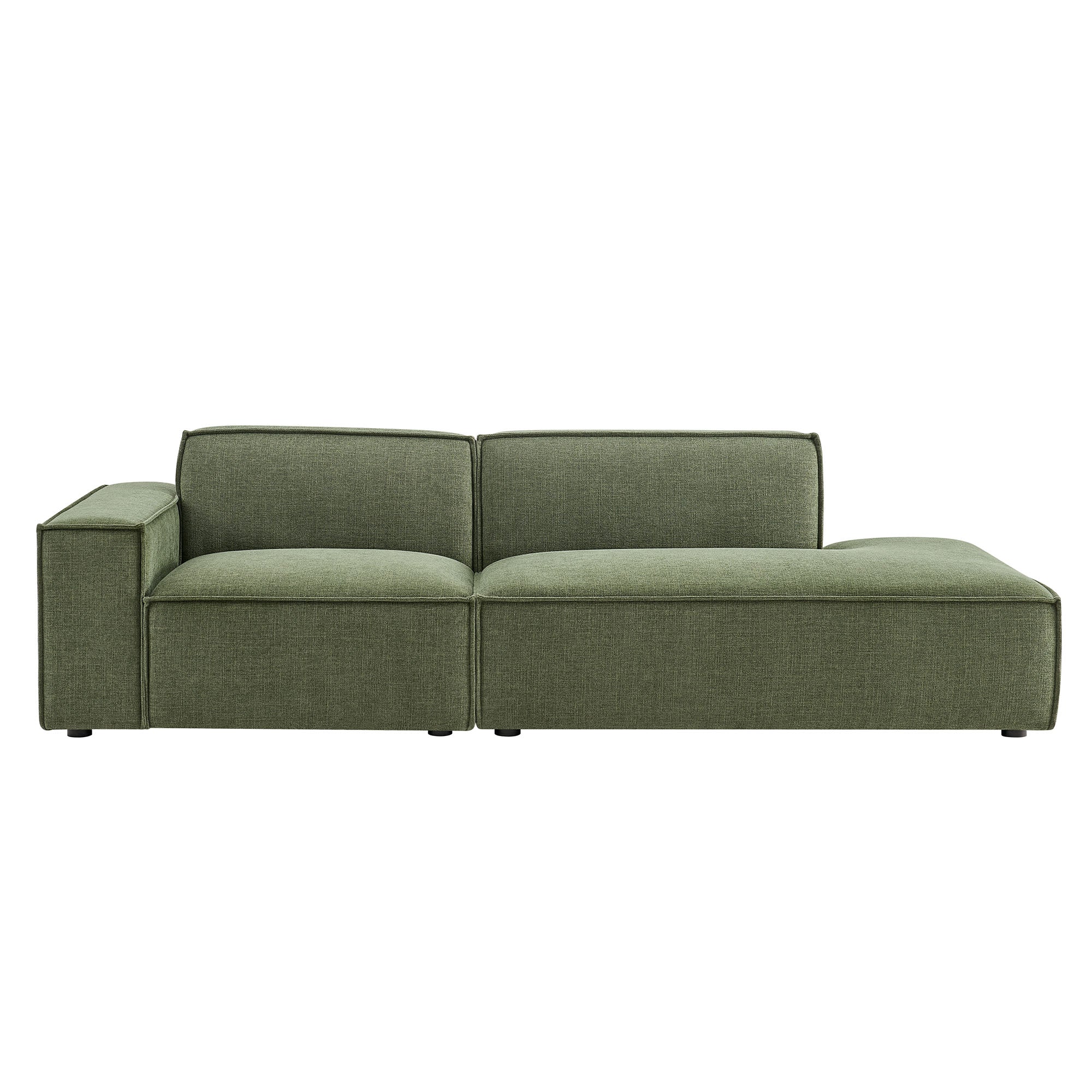 Restore 2-Piece Performance Fabric Upholstered Modular Loveseat by Modway - Image 12