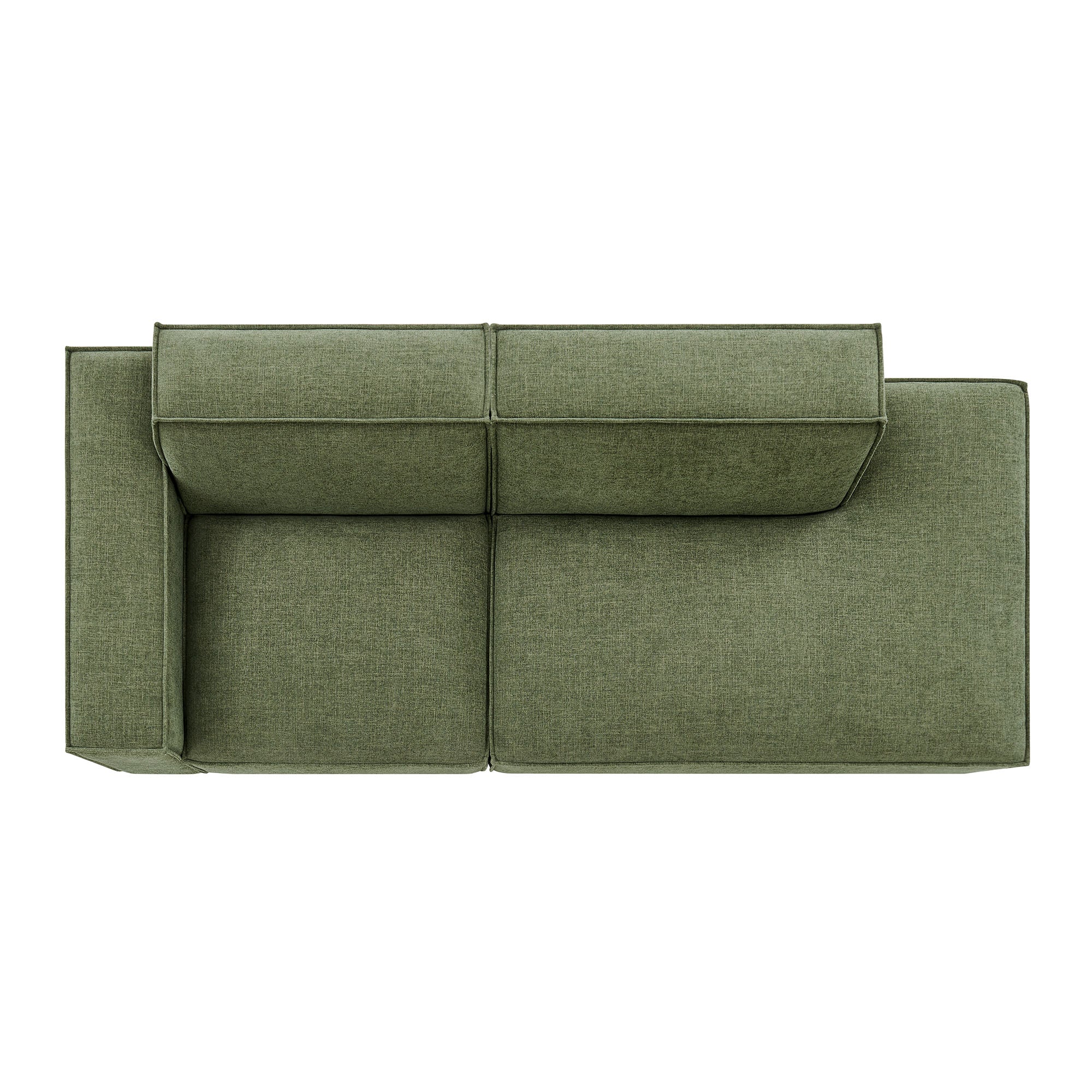 Restore 2-Piece Performance Fabric Upholstered Modular Loveseat by Modway - Image 13