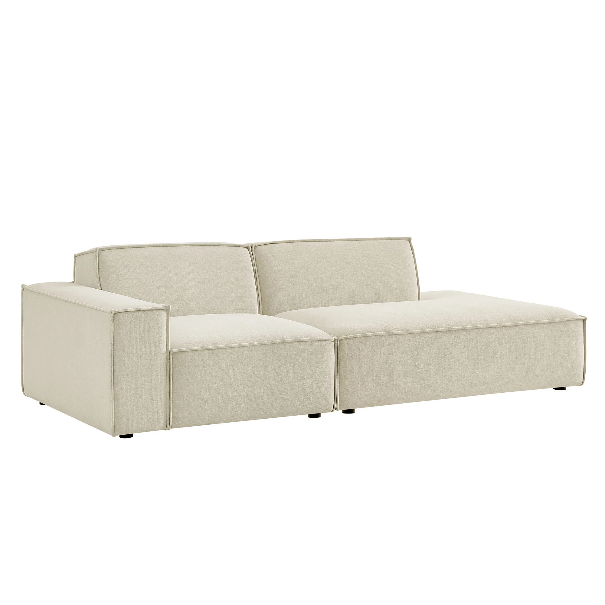 Restore 2-Piece Performance Fabric Upholstered Modular Loveseat by Modway - Image 2