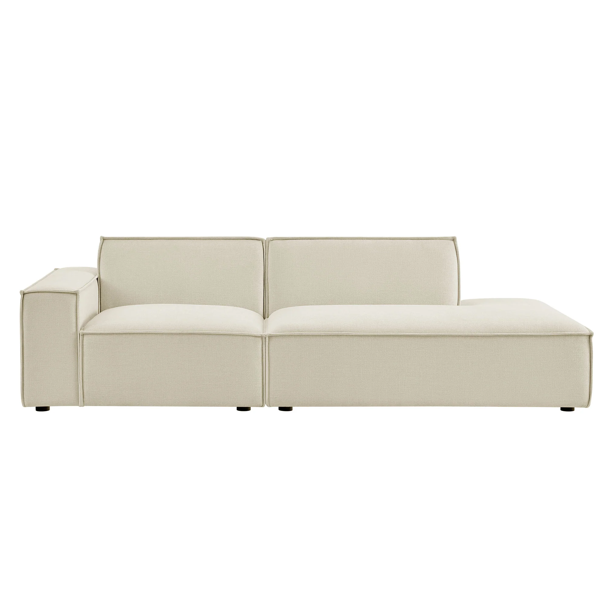 Restore 2-Piece Performance Fabric Upholstered Modular Loveseat by Modway - Image 3